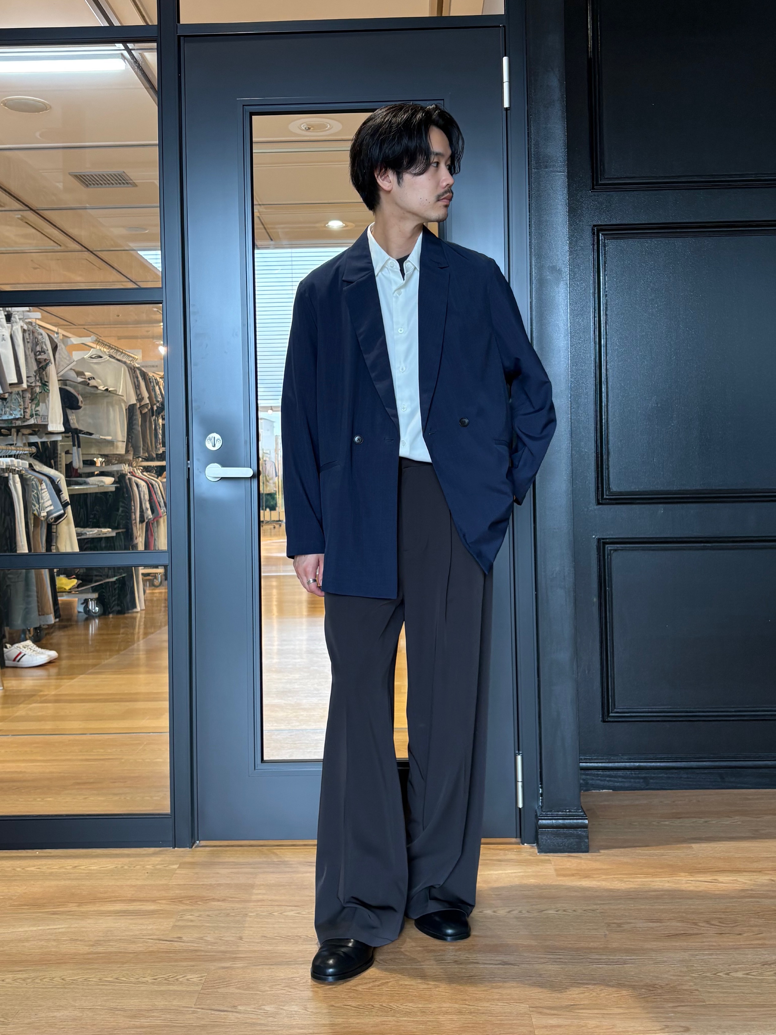 北浦歩大さんの「tk.TAKEO KIKUCHI｜【昨年ランキング1位！】AIRY DRY アソートセットアップ/上下2点セット/吸水速乾/UVカット」を使ったコーディネート