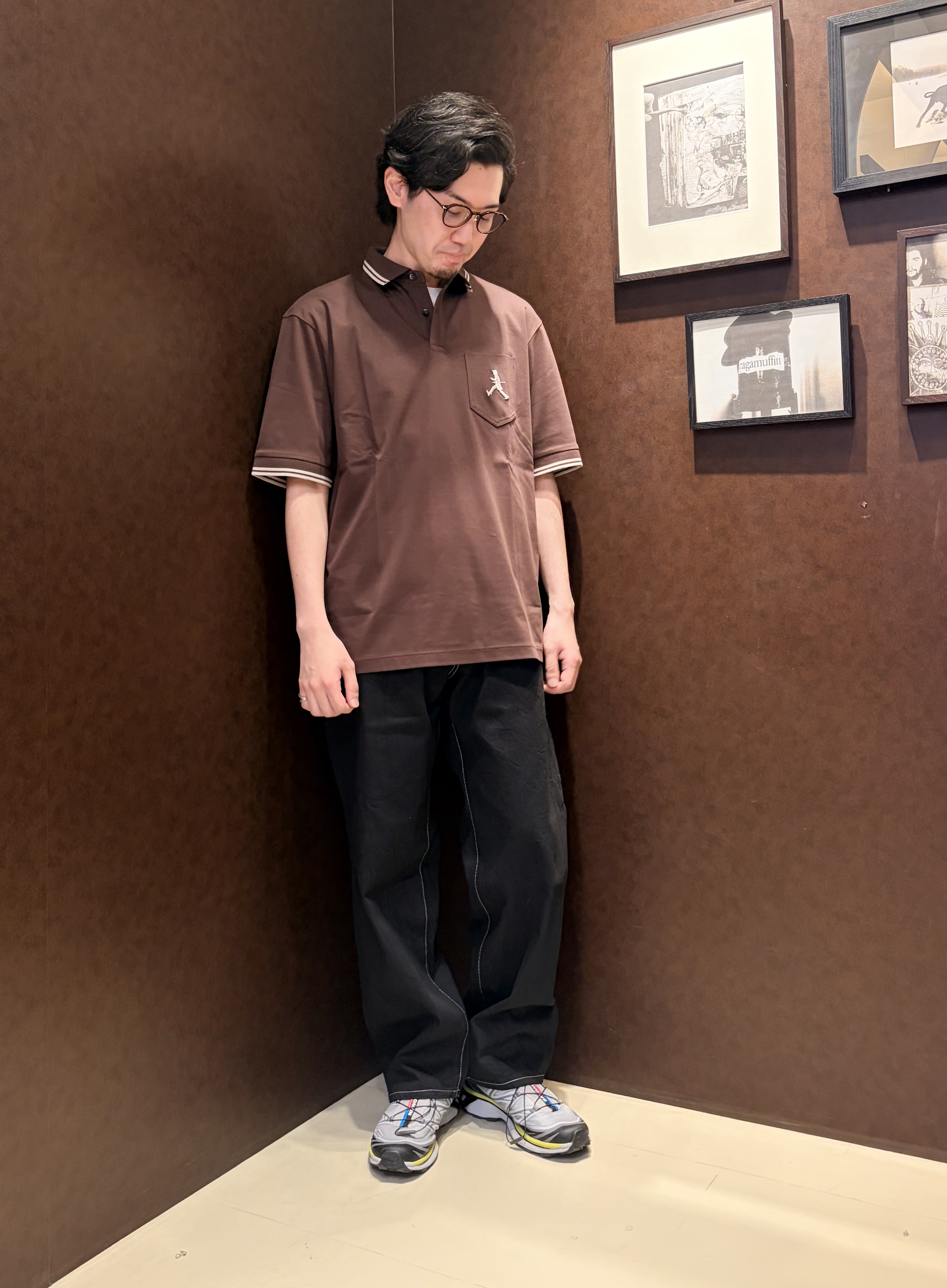 735さんの「TAKEO KIKUCHI｜【BOWLER HAT LABEL】アイスクリアコットン ボーラーハットウォーカー ポロシャツ」を使ったコーディネート