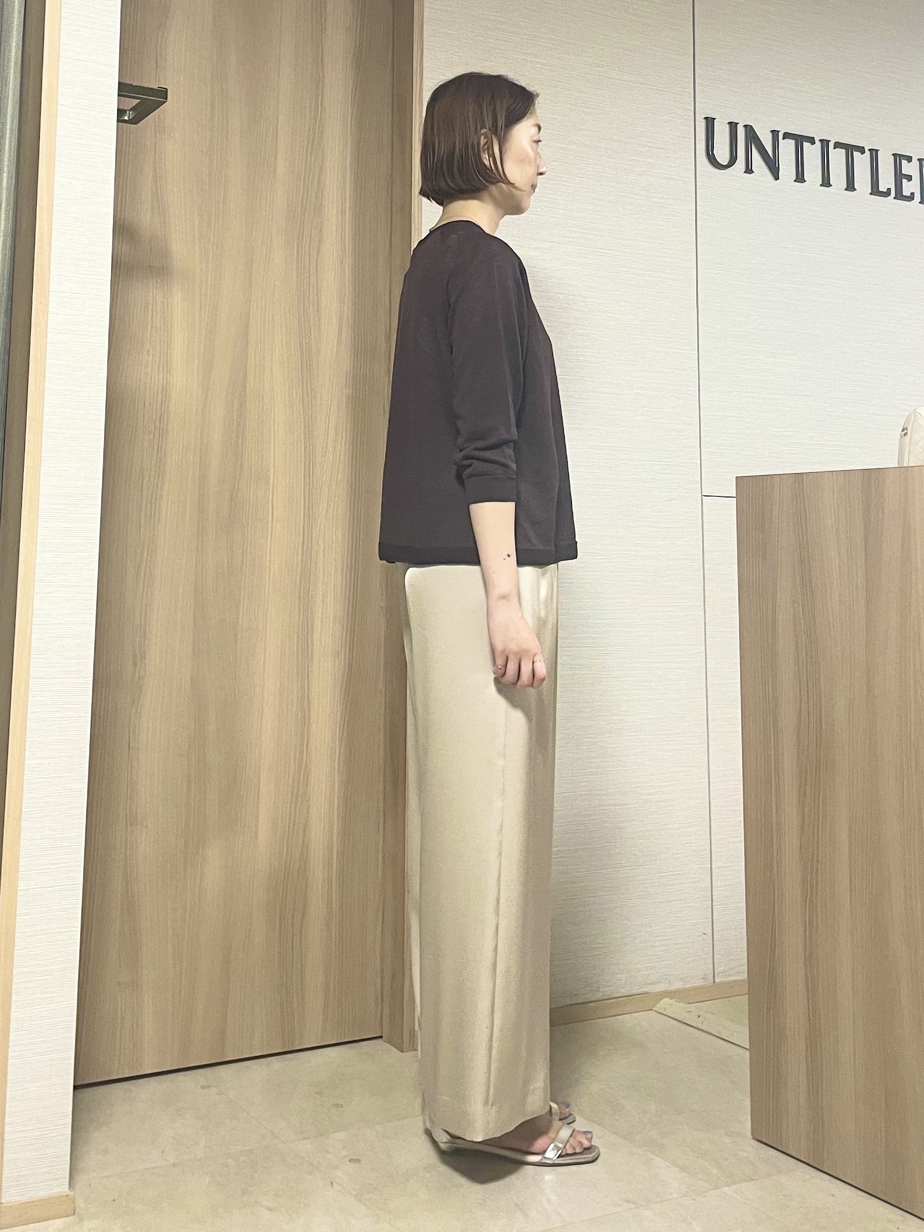 aliceさんの「UNTITLED｜【ゆったり/リラクシー】リネンボートネックプルオーバー」を使ったコーディネート