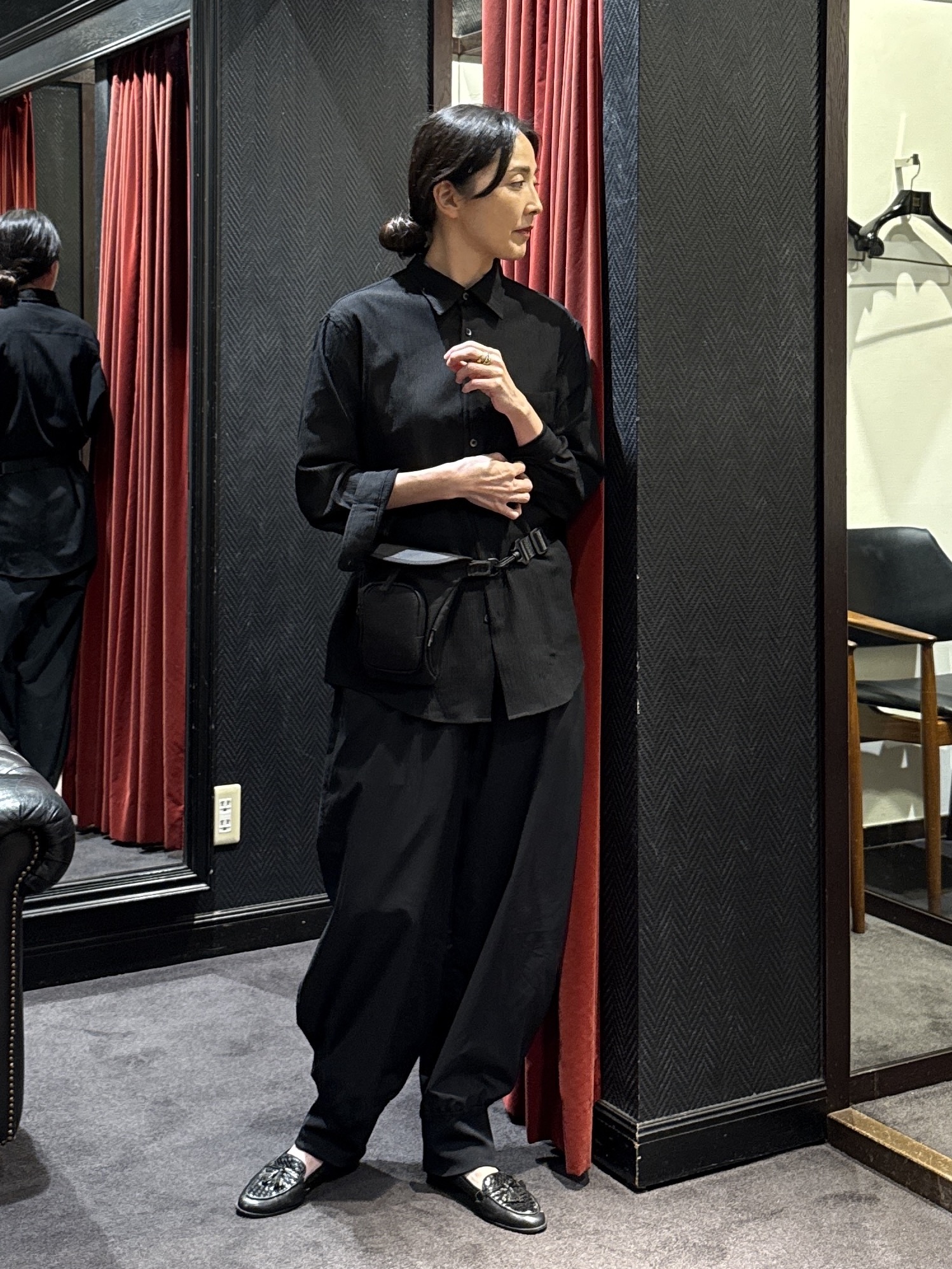 神野（jinno）さんの「TAKEO KIKUCHI｜40ct＆525ウェストポーチ」を使ったコーディネート