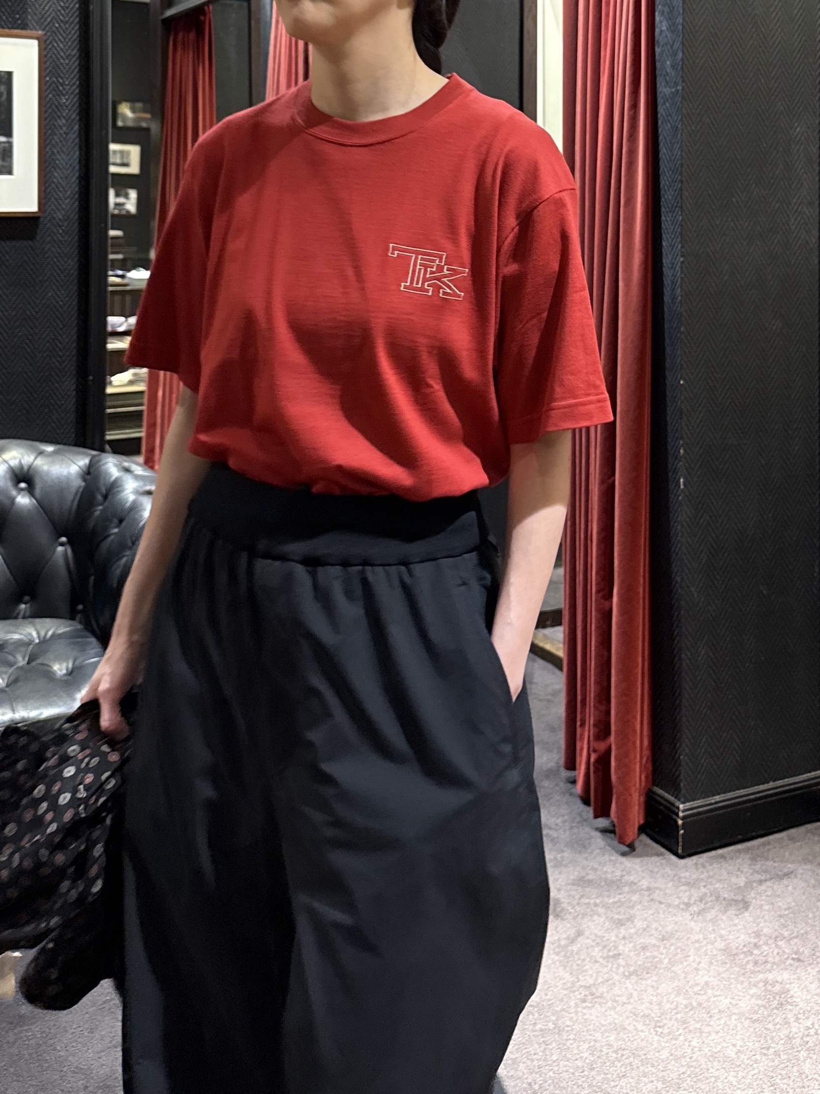 神野（jinno）さんの「TAKEO KIKUCHI｜【Sサイズ～】TKワンポイント刺繍半袖Tシャツ」を使ったコーディネート
