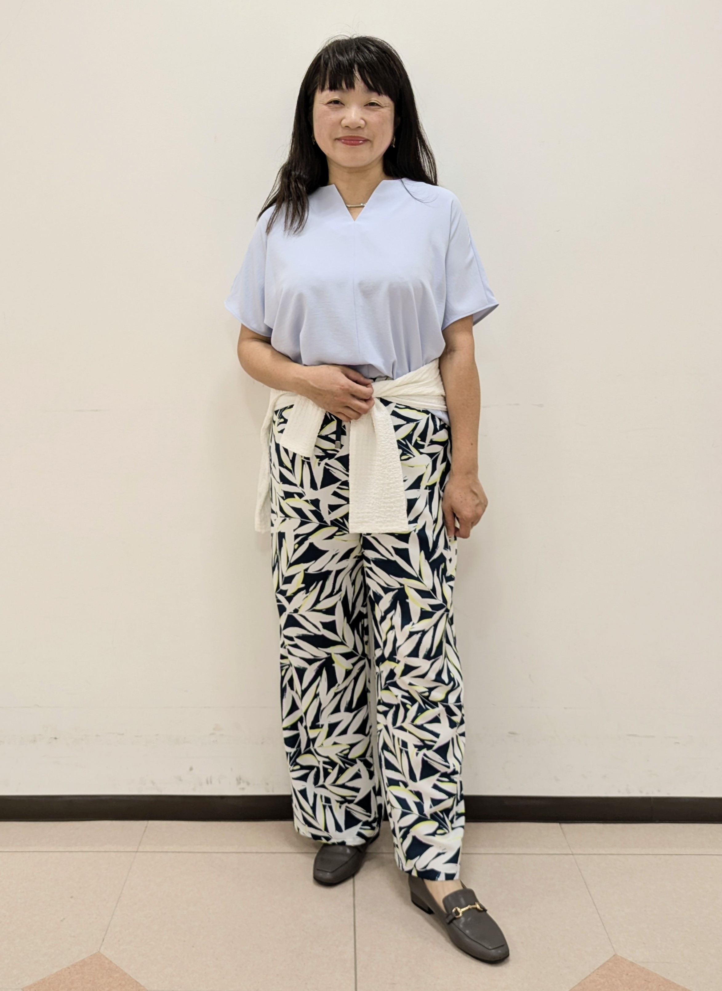 ともさんの「UNTITLED｜【アンサンブル可】ポコポコカーディガン」を使ったコーディネート