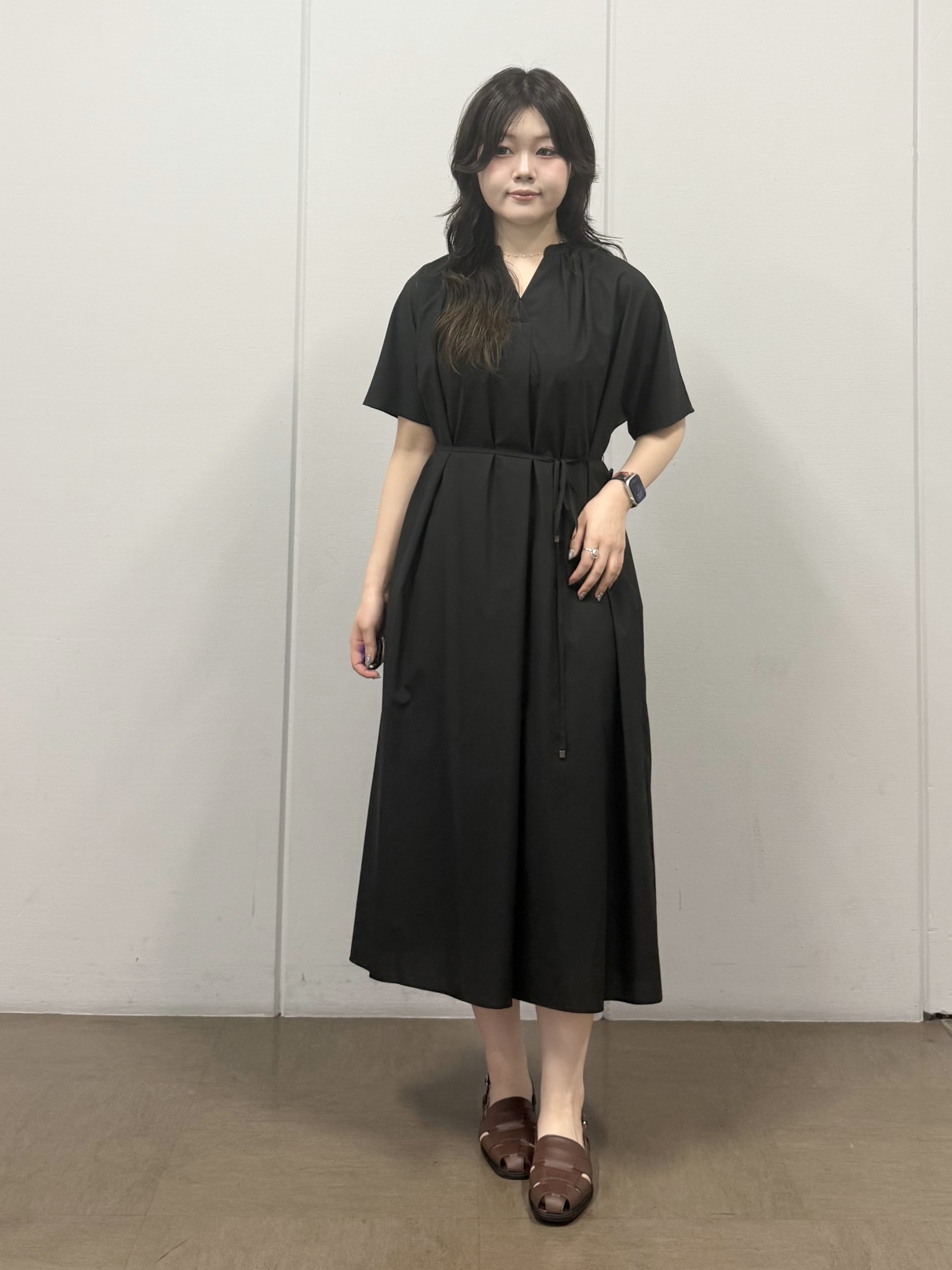 mizukiさんの「INDIVI｜【UVケア／吸汗速乾／着映え】ティアードストライプシャツ」を使ったコーディネート