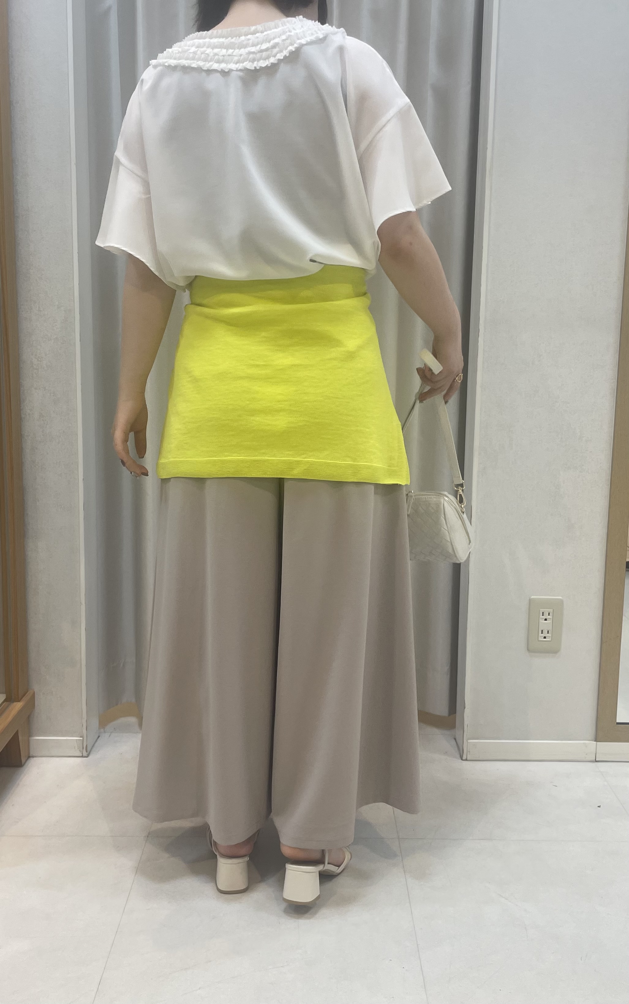 チカさんの「UNTITLED｜【接触冷感/はっ水/セットアップ可】リラクシーガウチョパンツ」を使ったコーディネート