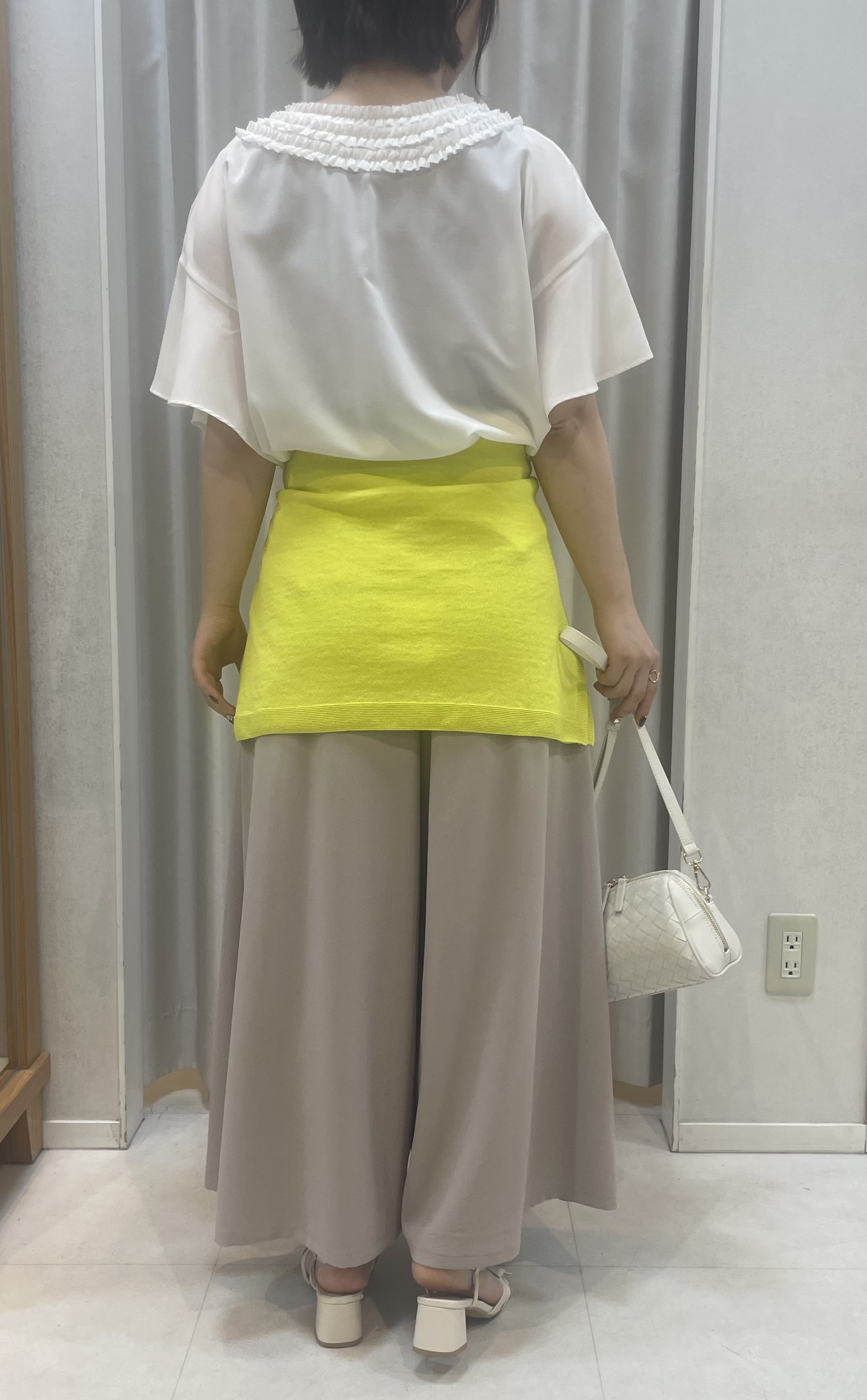 チカさんの「UNTITLED｜【接触冷感/はっ水/セットアップ可】リラクシーガウチョパンツ」を使ったコーディネート