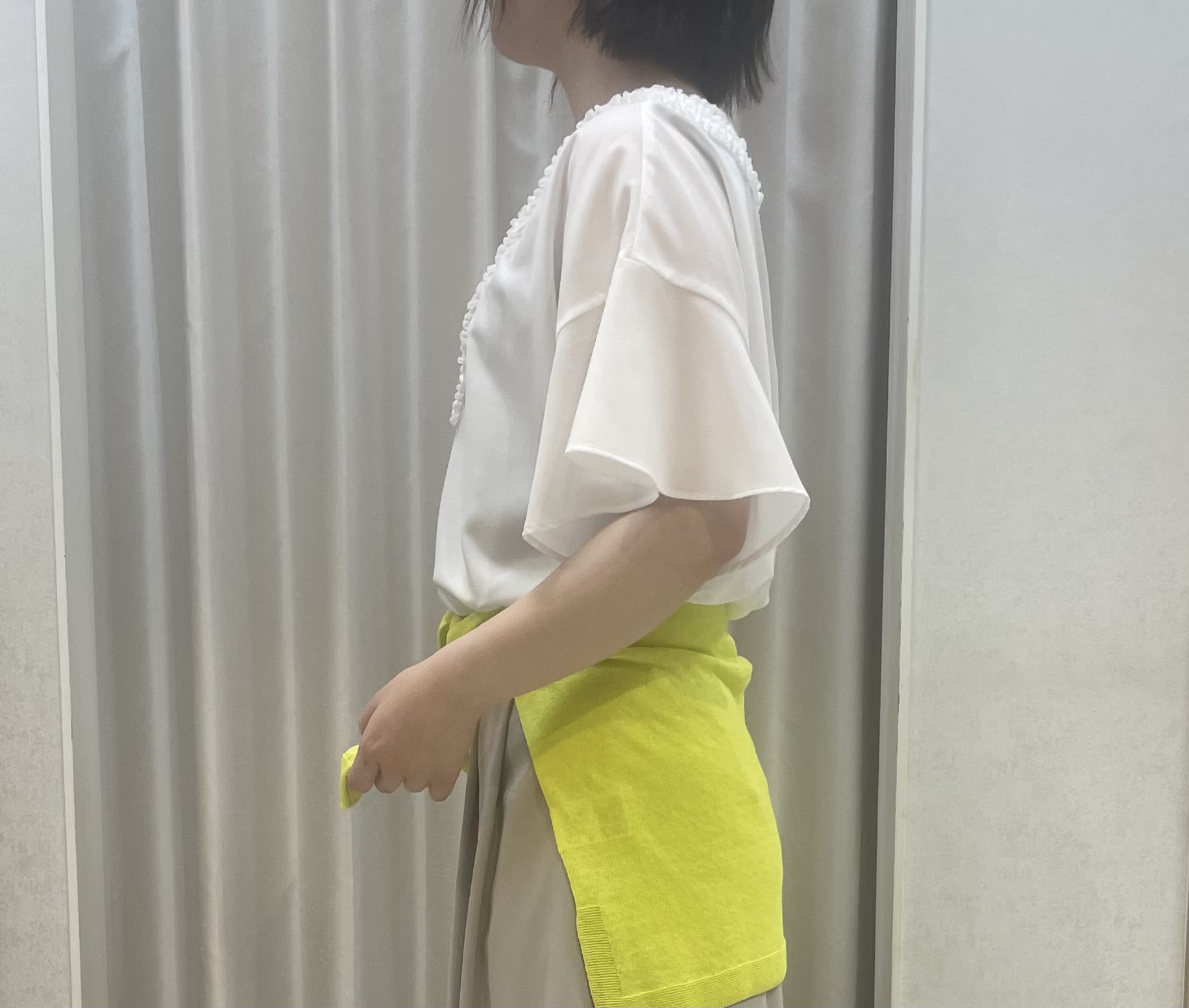 チカさんの「UNTITLED｜【接触冷感/はっ水/セットアップ可】リラクシーガウチョパンツ」を使ったコーディネート