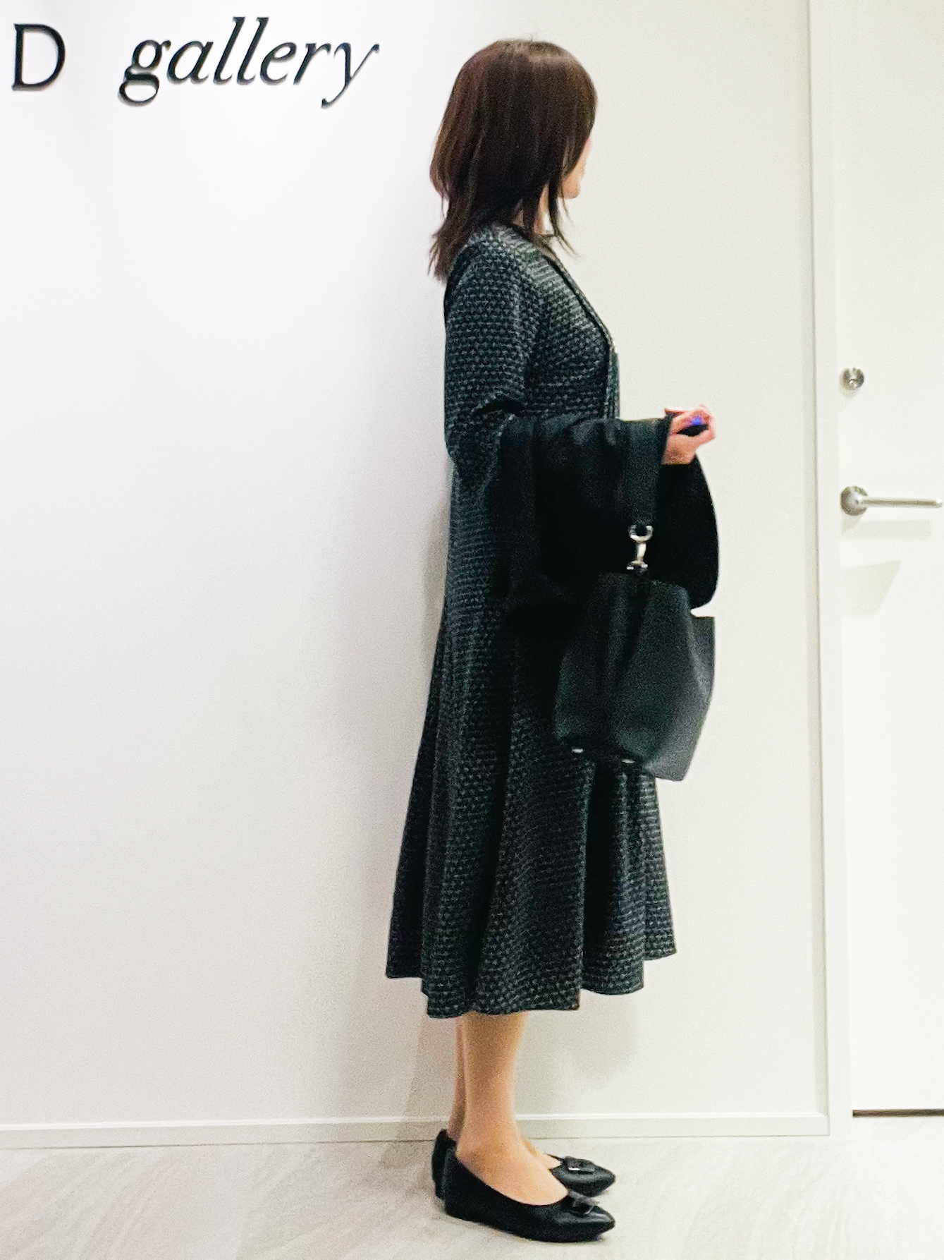 めいさんの「UNTITLED｜【通勤にもお出かけにも◎】ジオメプリントクラシカルワンピース」を使ったコーディネート