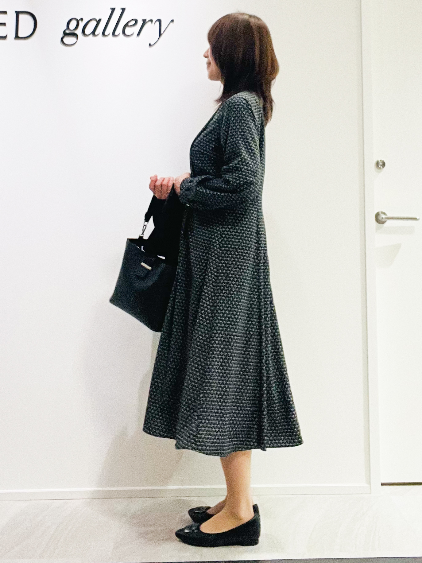 めいさんの「UNTITLED｜【通勤にもお出かけにも◎】ジオメプリントクラシカルワンピース」を使ったコーディネート