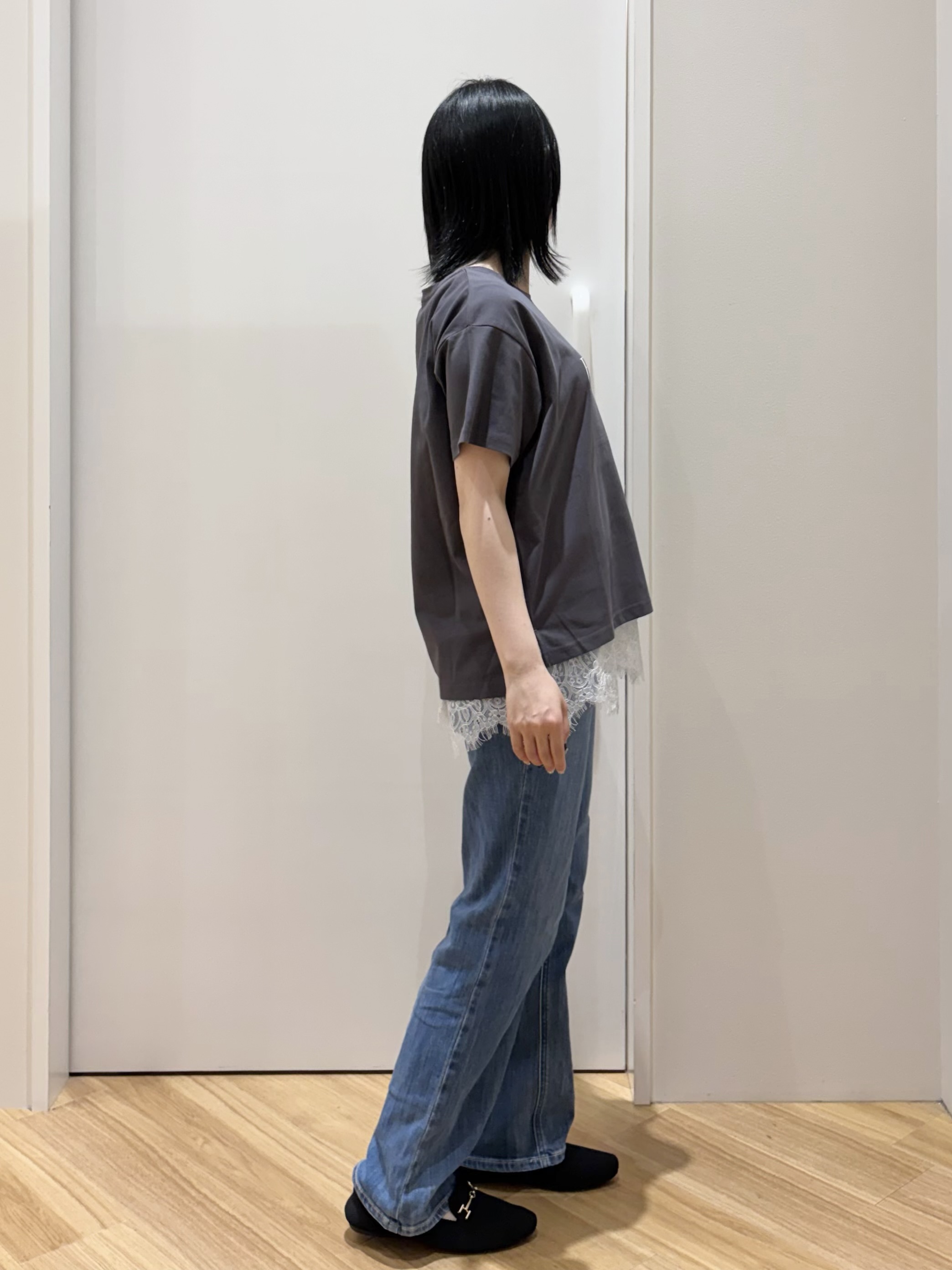 kanonさんの「grove｜【遮熱／吸水速乾／接触冷感／UVカット】ベーシックロゴTシャツ」を使ったコーディネート