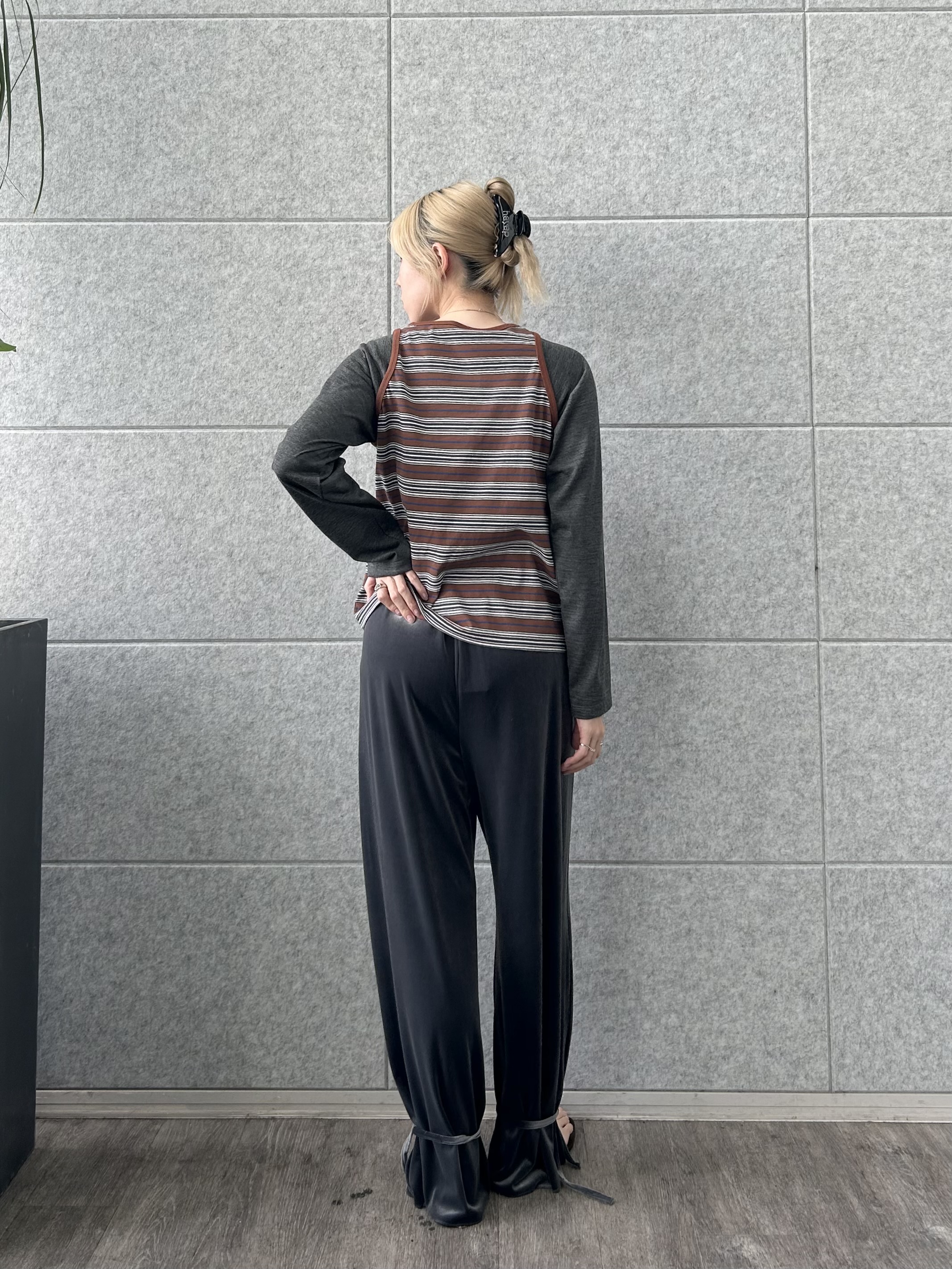 honoka Aさんの「CODE A｜Girls department Club｜BORDER TANK LAYER LS」を使ったコーディネート