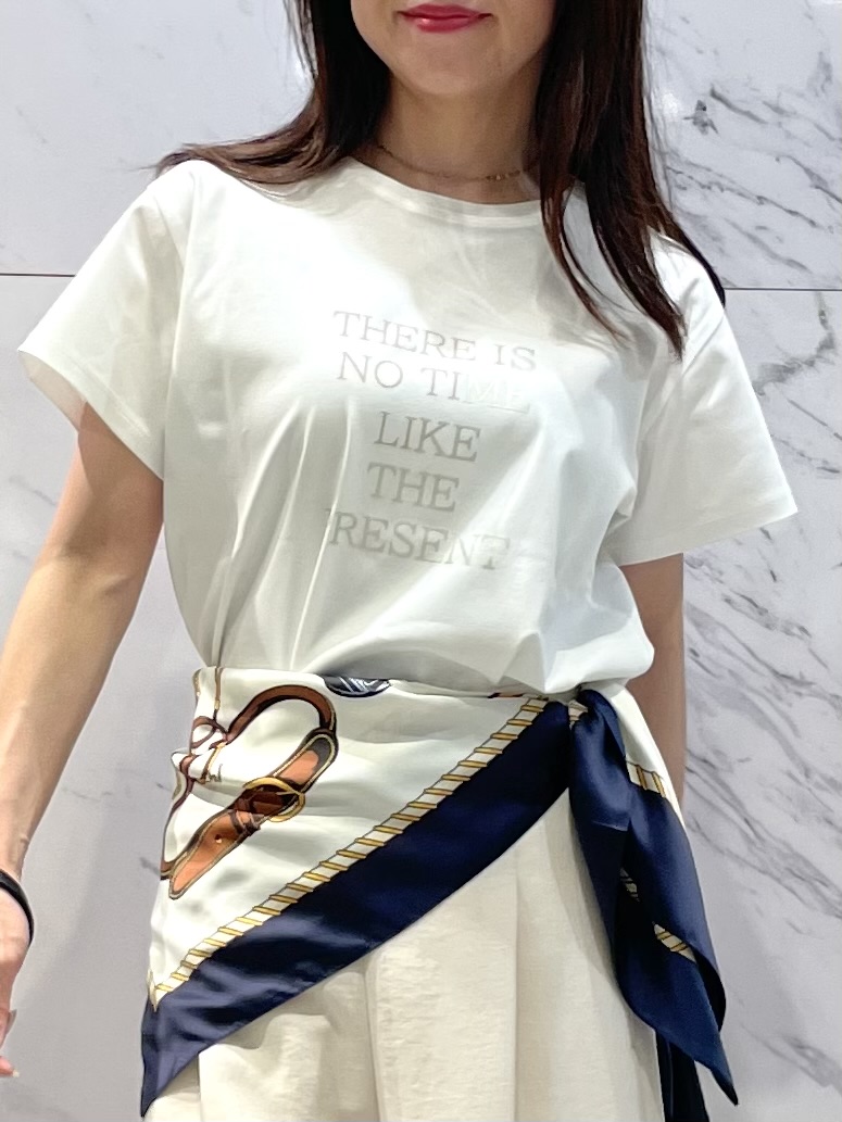 saitouさんの「COUP DE CHANCE｜【接触冷感/抗菌防臭/消臭/UVカット】半袖ロゴTシャツ」を使ったコーディネート