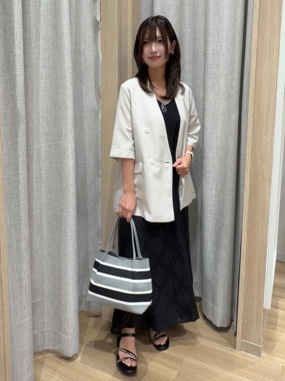 Fumikaさんの「grove｜【貴島明日香さん着用・洗える】レースキャミワンピース」を使ったコーディネート
