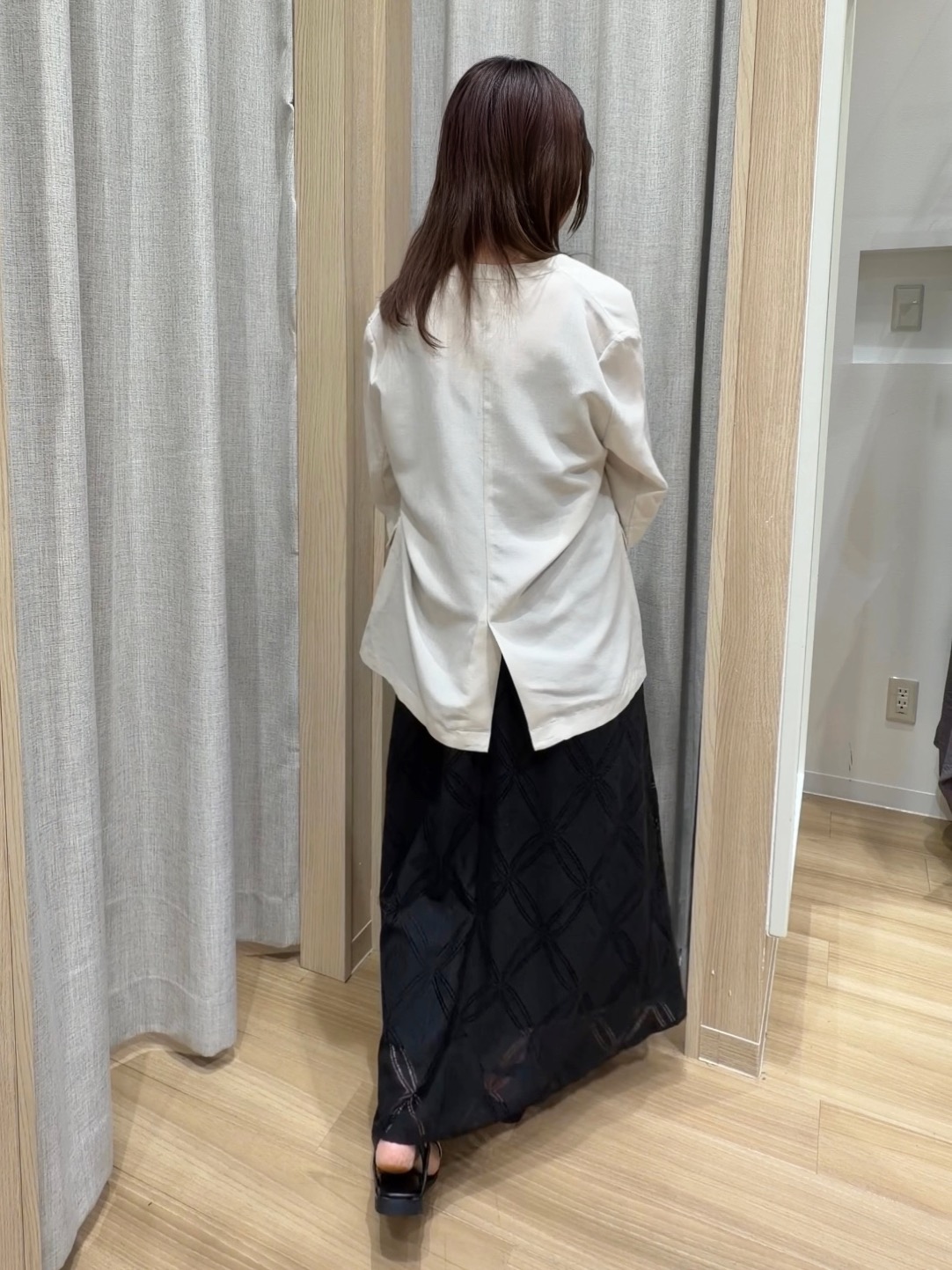 Fumikaさんの「grove｜【貴島明日香さん着用・洗える】レースキャミワンピース」を使ったコーディネート