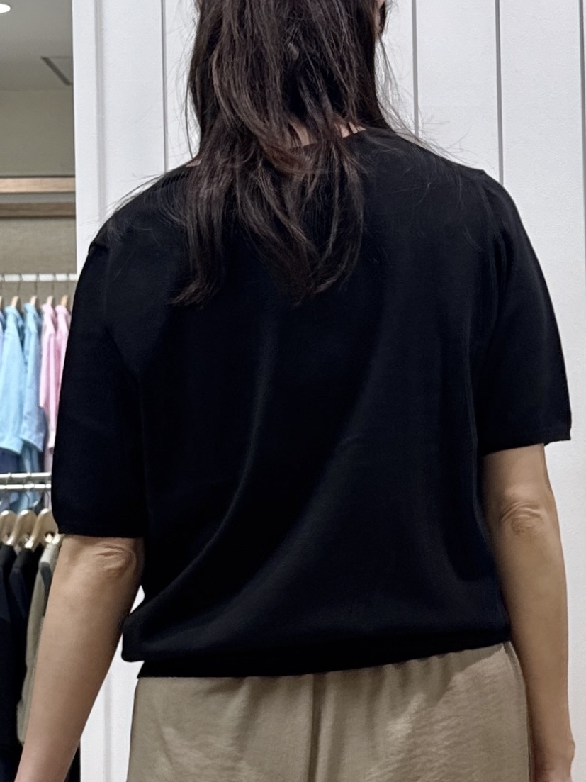Junさんの「Dessin｜【9色展開/接触冷感/UVカット】ドライタッチサマーニットT」を使ったコーディネート