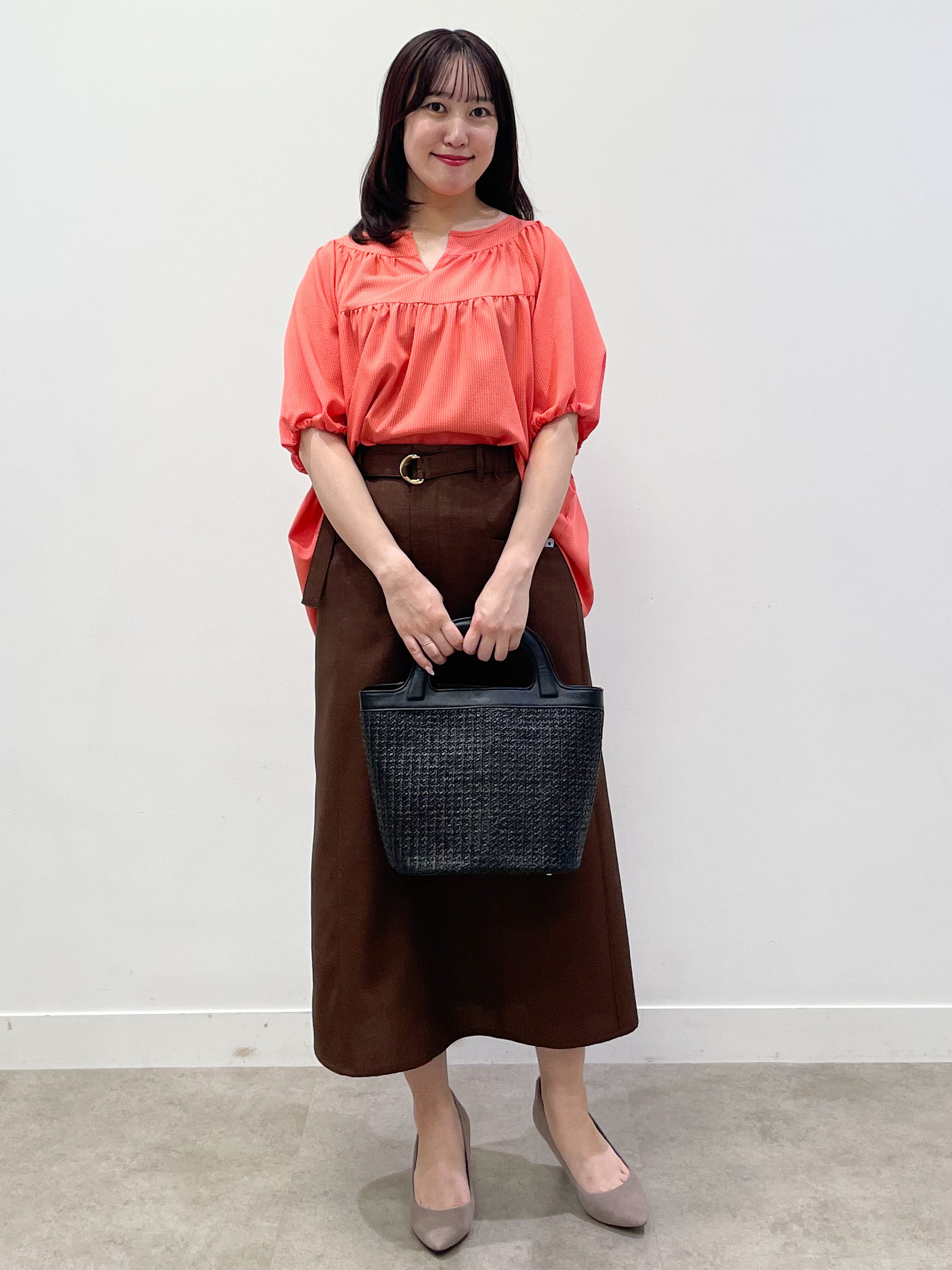 yukariさんの「Reflect｜ギャザーデザインブラウス」を使ったコーディネート