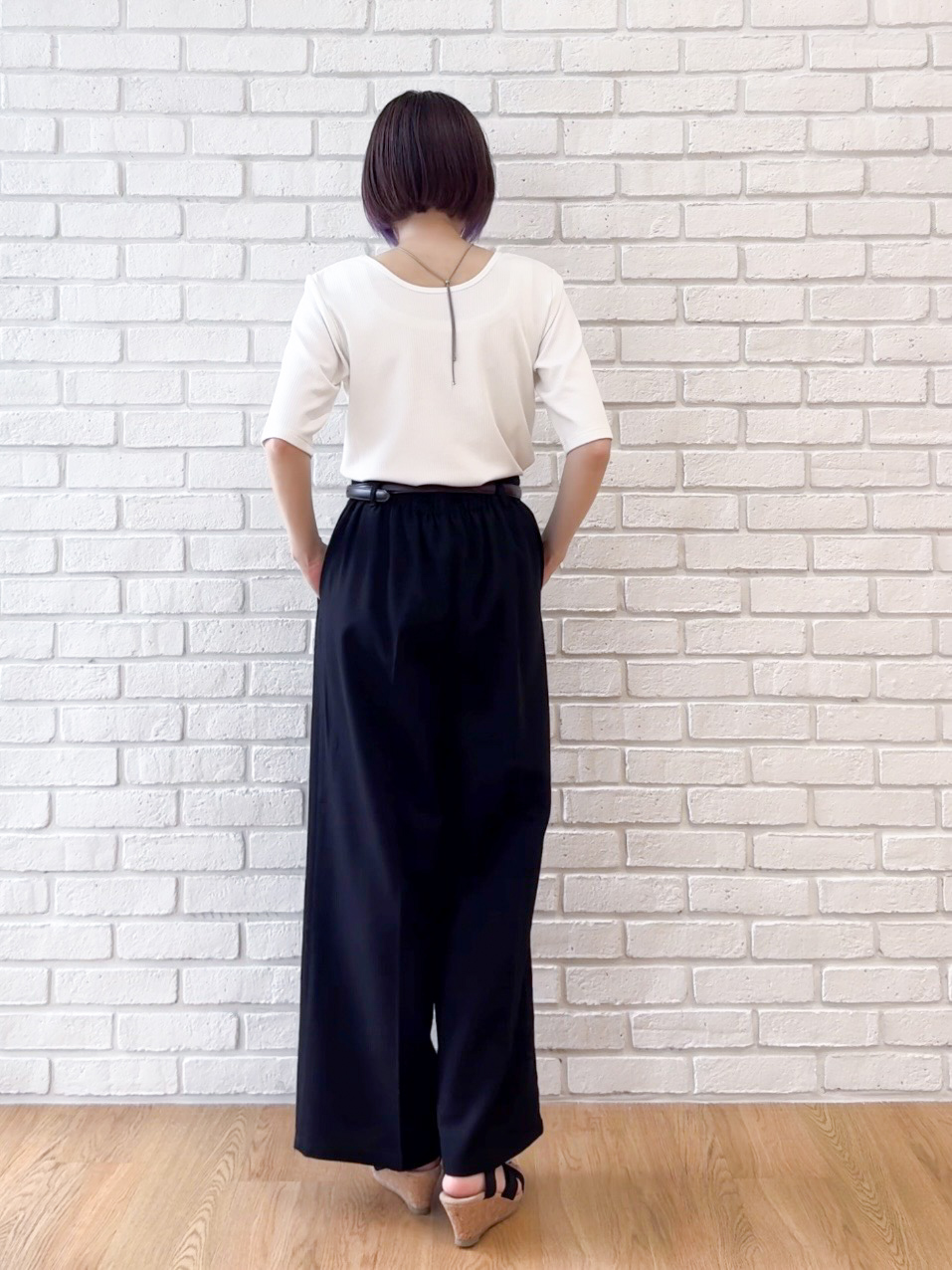 𝐜𝐡𝐢𝐤𝐚さんの「SHOO･LA･RUE｜【高レビュー/洗濯機可/セットアップ可】軽凛(かろりん) ひんやり半袖ジャケット」を使ったコーディネート