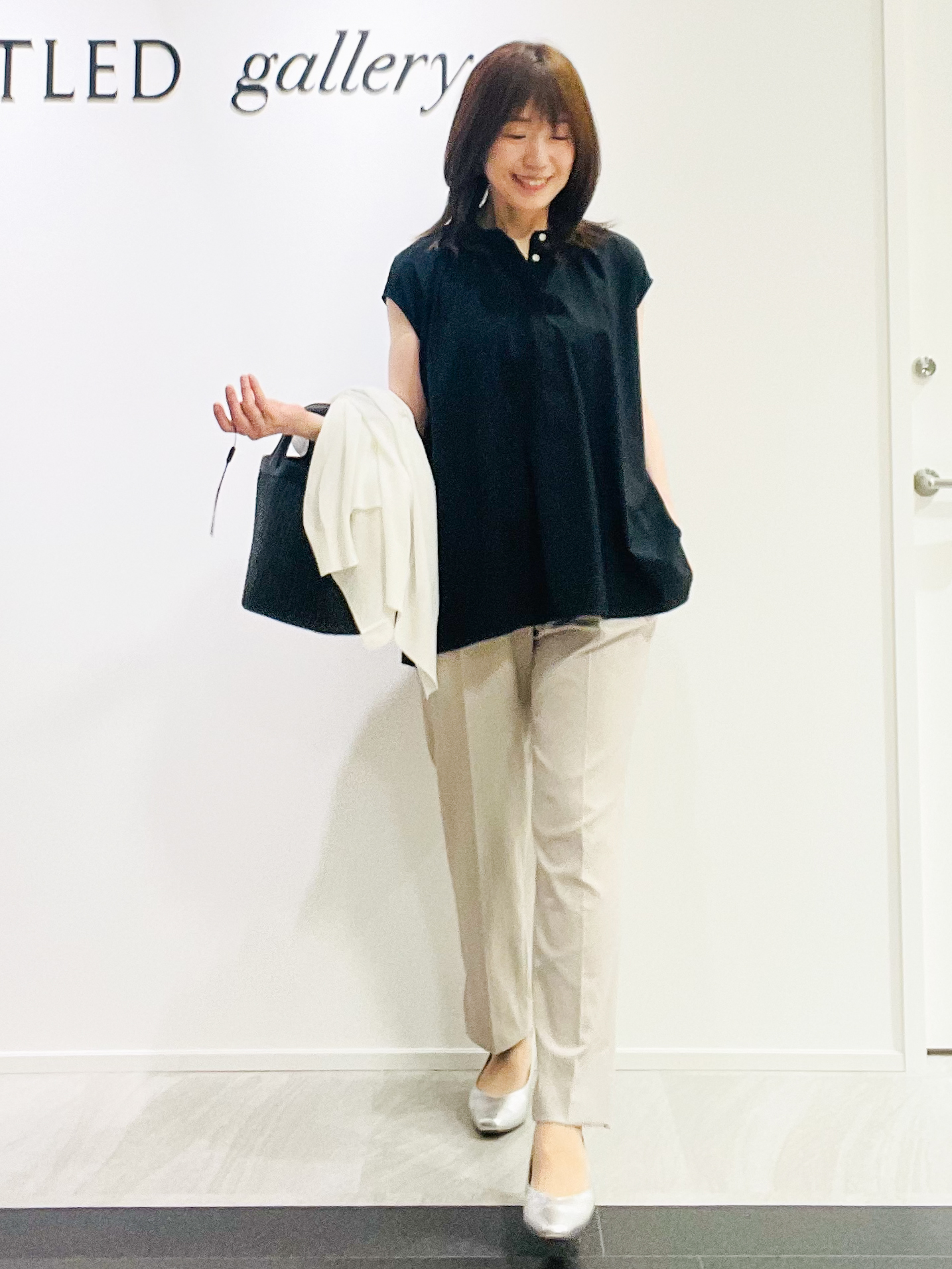 めいさんの「UNTITLED｜【UVカット／接触冷感】ラッシュガードブラウス」を使ったコーディネート