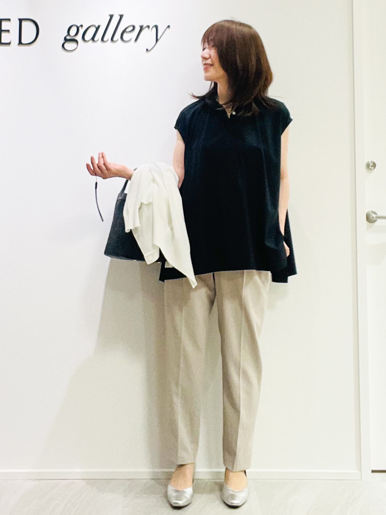 めいさんの「UNTITLED｜【UVカット／接触冷感】ラッシュガードブラウス」を使ったコーディネート