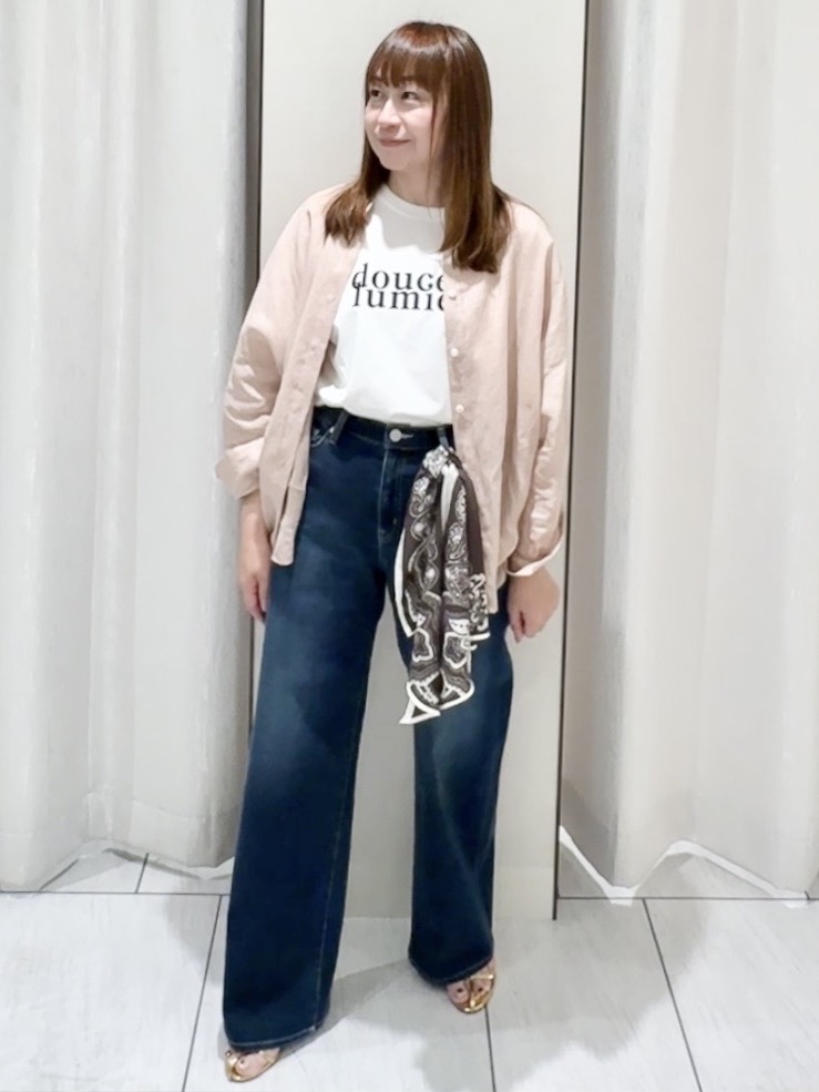 ʏᴜᴋɪᴋᴏさんの「UNTITLED｜【麻100】リネンドルマンシャツ」を使ったコーディネート
