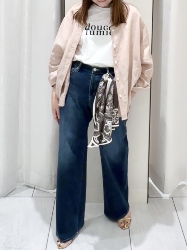 ʏᴜᴋɪᴋᴏさんの「UNTITLED｜【麻100】リネンドルマンシャツ」を使ったコーディネート