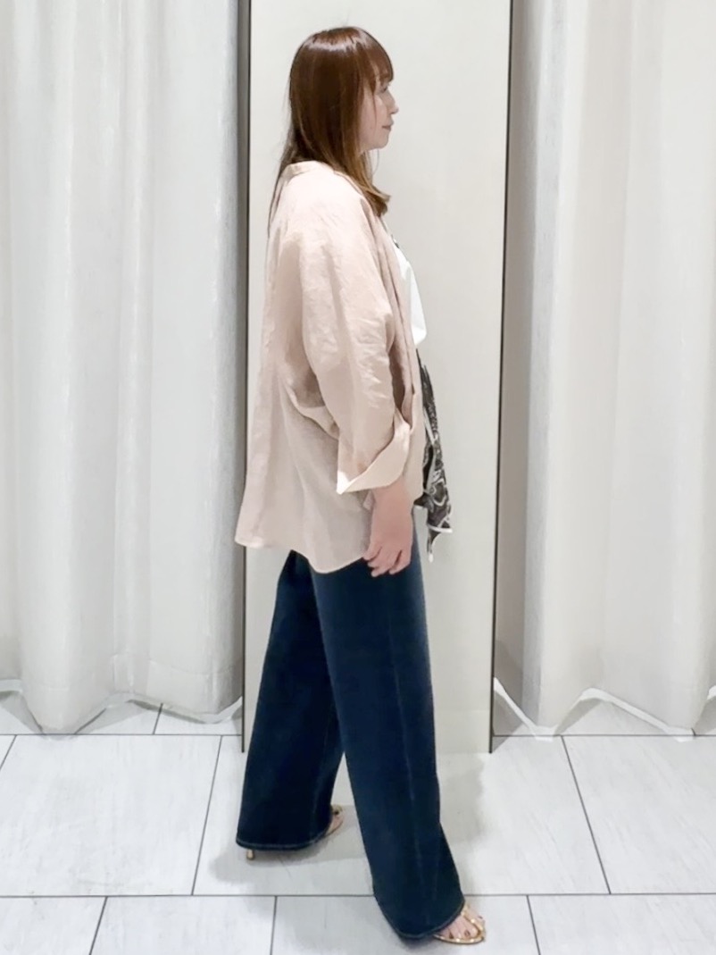 ʏᴜᴋɪᴋᴏさんの「UNTITLED｜【麻100】リネンドルマンシャツ」を使ったコーディネート