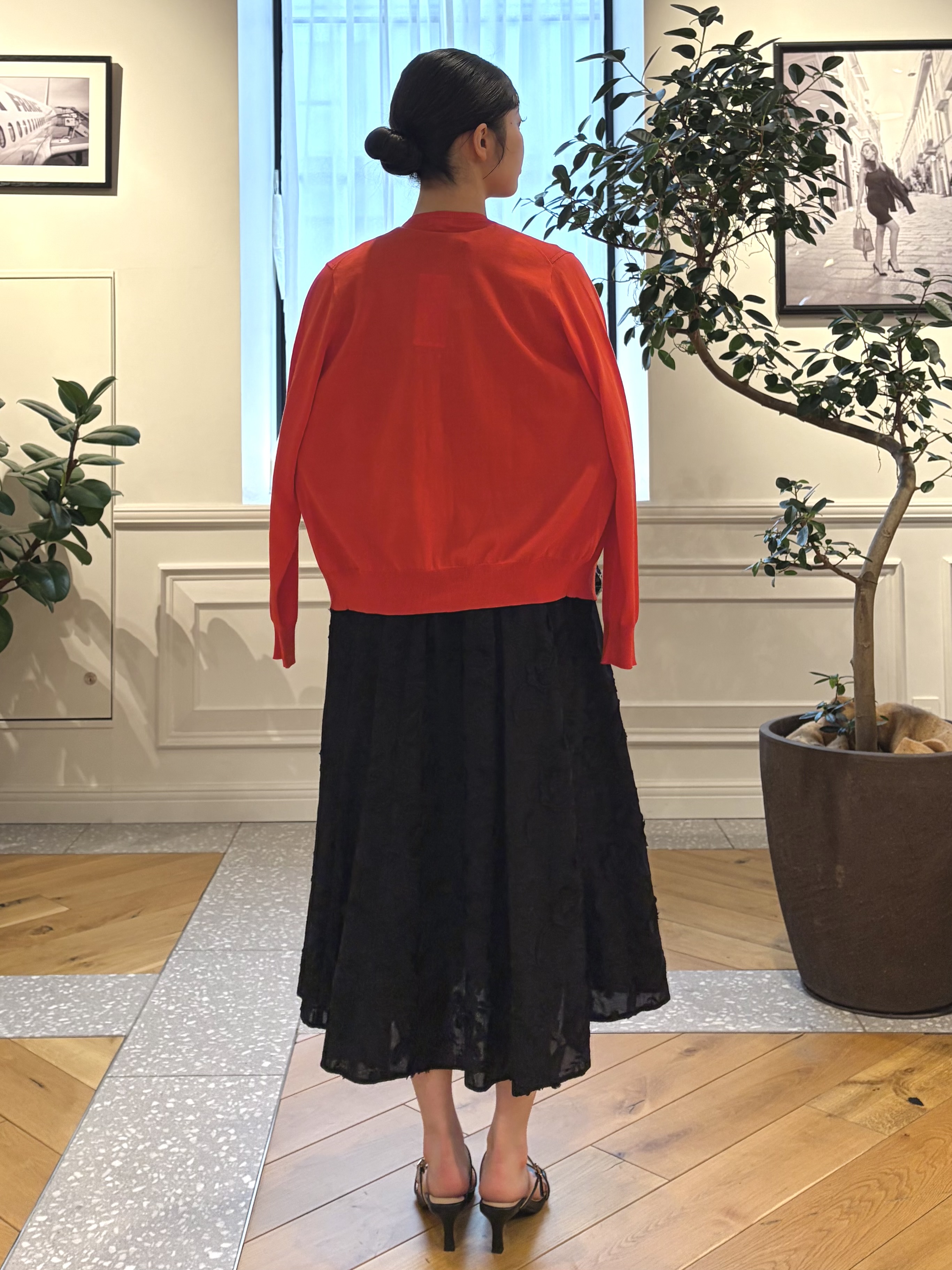 pupiさんの「DRESSTERIOR｜【ウォッシャブル】コットンシルク カーディガン」を使ったコーディネート