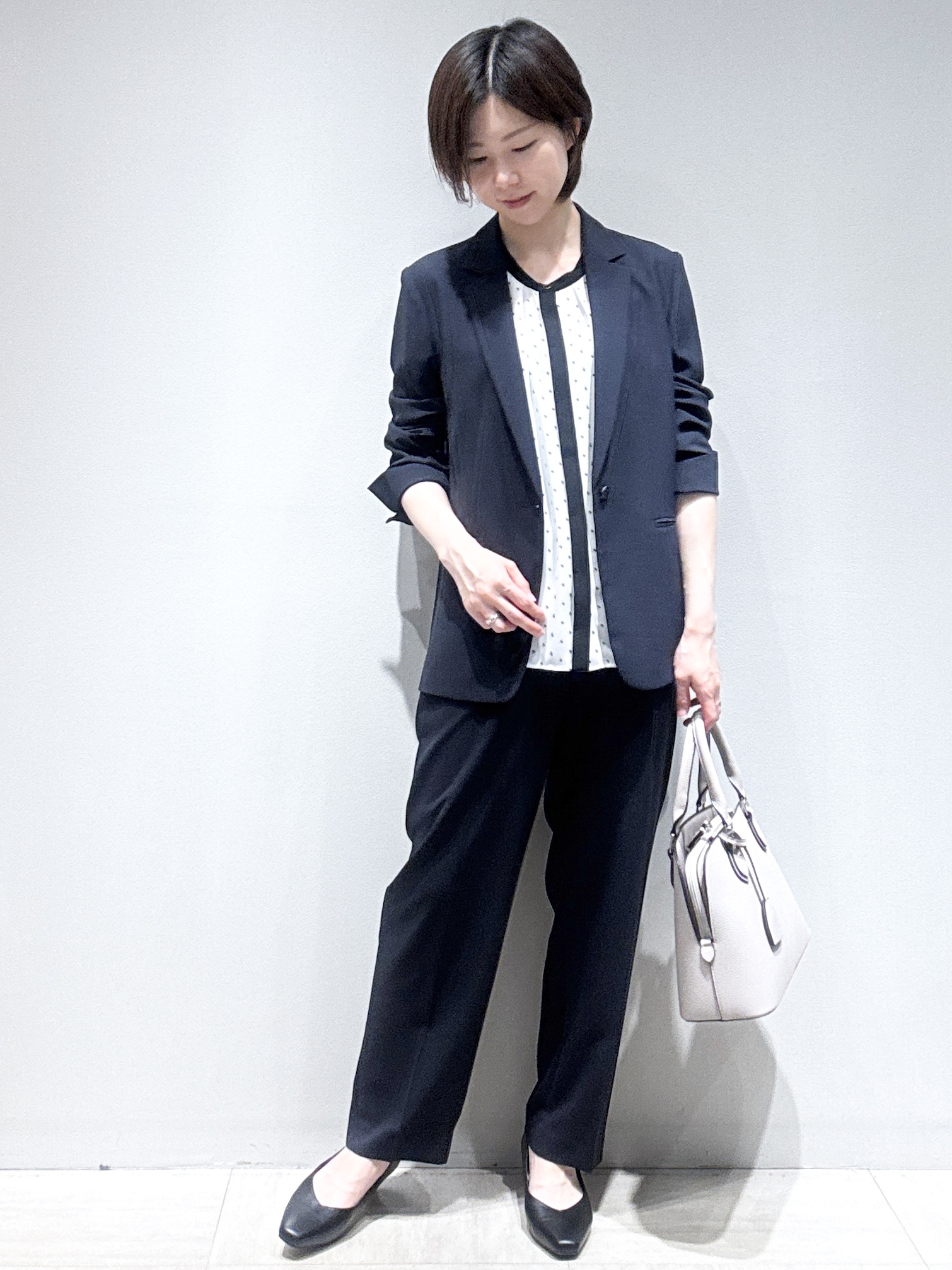まちこさんの「Reflect｜【UVカット／接触冷感／セットアップ可】テーラードジャケット」を使ったコーディネート