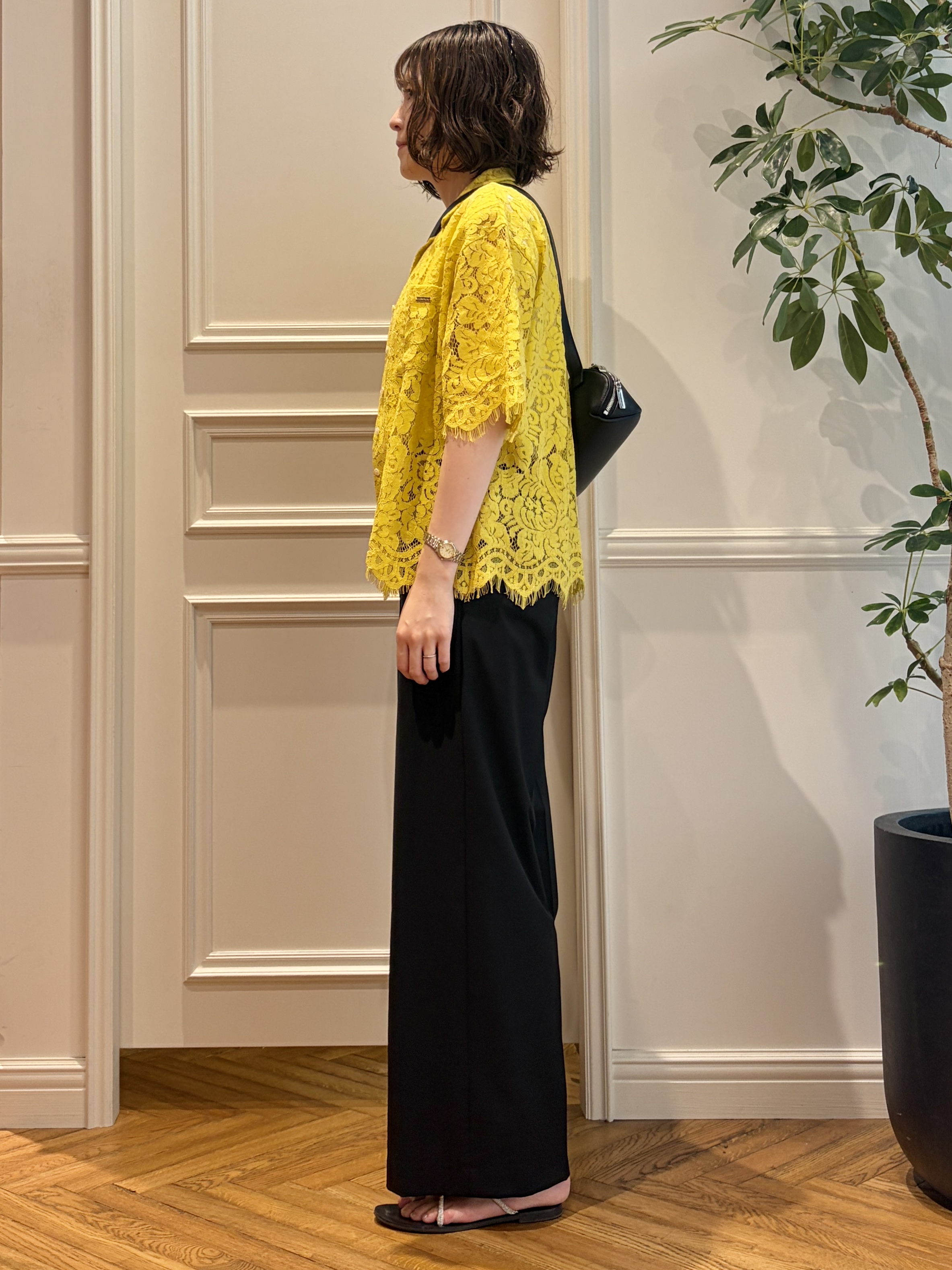nakaoさんの「DRESSTERIOR｜【接触冷感／抗菌防臭／消臭】アイスクリアコットンフレンチスリーブT」を使ったコーディネート