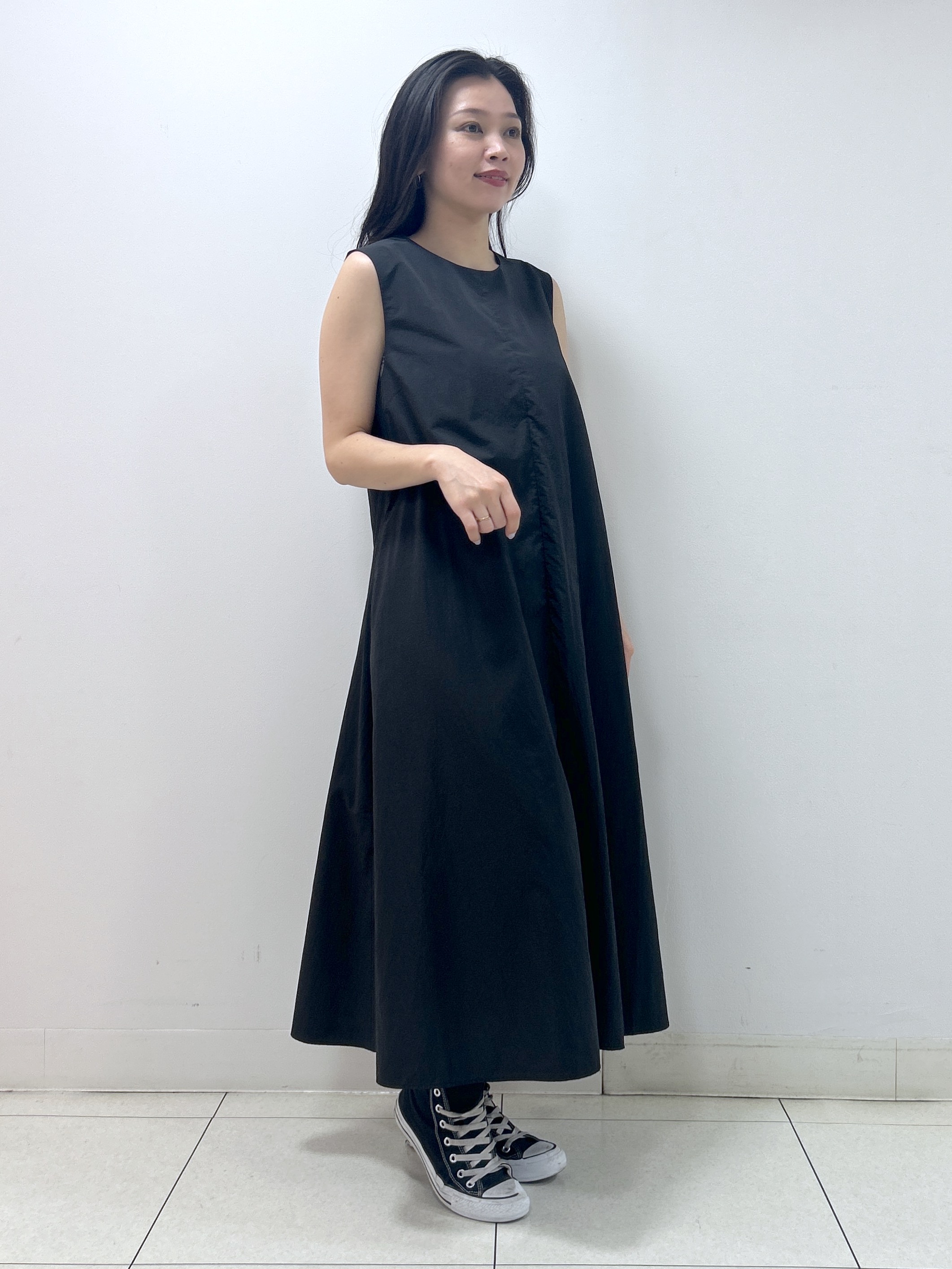 Kaiさんの「Dessin｜【撥水】Aラインナイロンワンピース」を使ったコーディネート