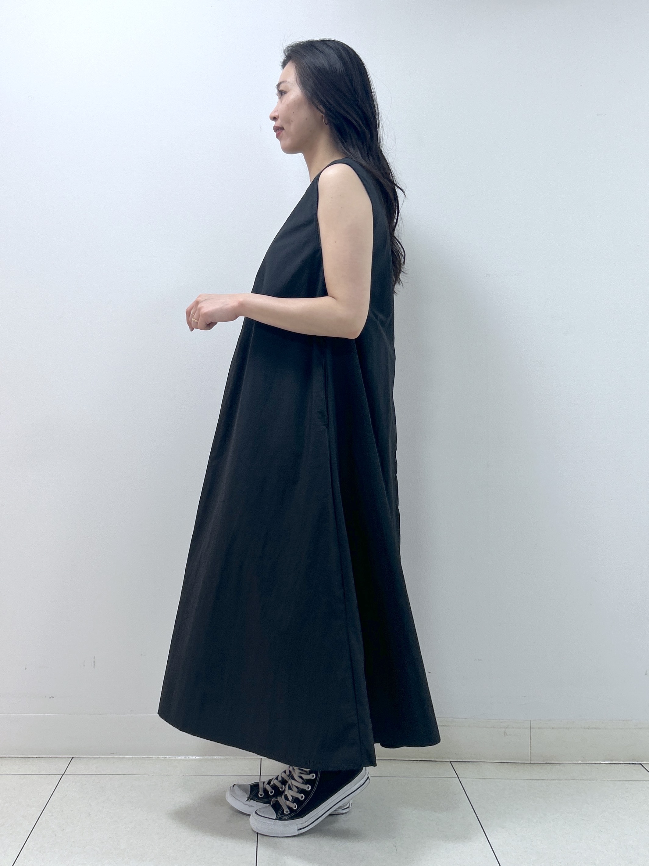 Kaiさんの「Dessin｜【撥水】Aラインナイロンワンピース」を使ったコーディネート