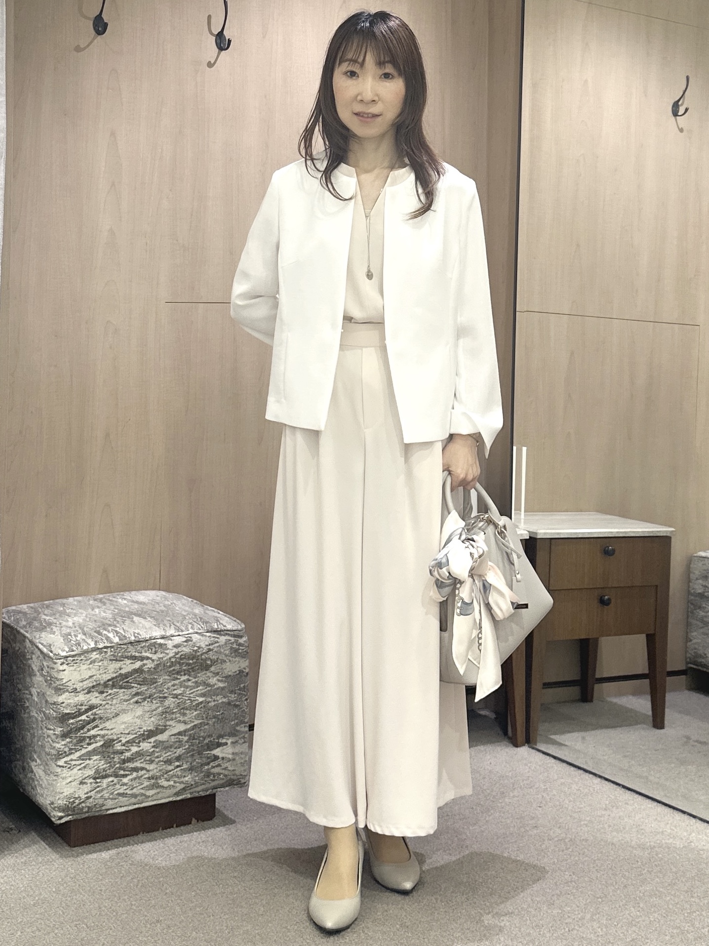 Miwaさんの「UNTITLED｜【清涼感/洗える】ミニマルシルエットジャケット」を使ったコーディネート