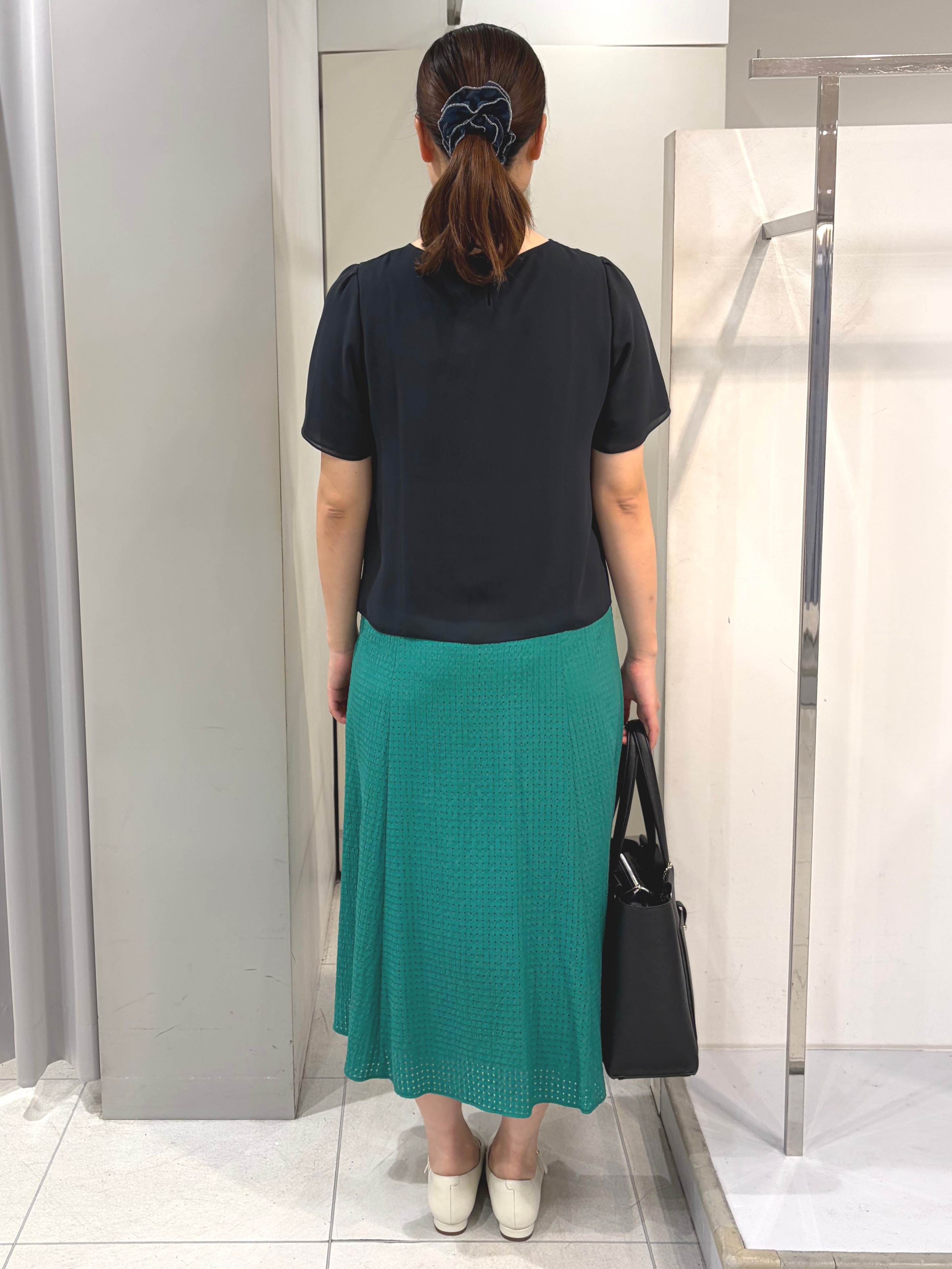 AZUSAさんの「Reflect｜【UVカット／接触冷感】五分袖シフォンブラウス」を使ったコーディネート