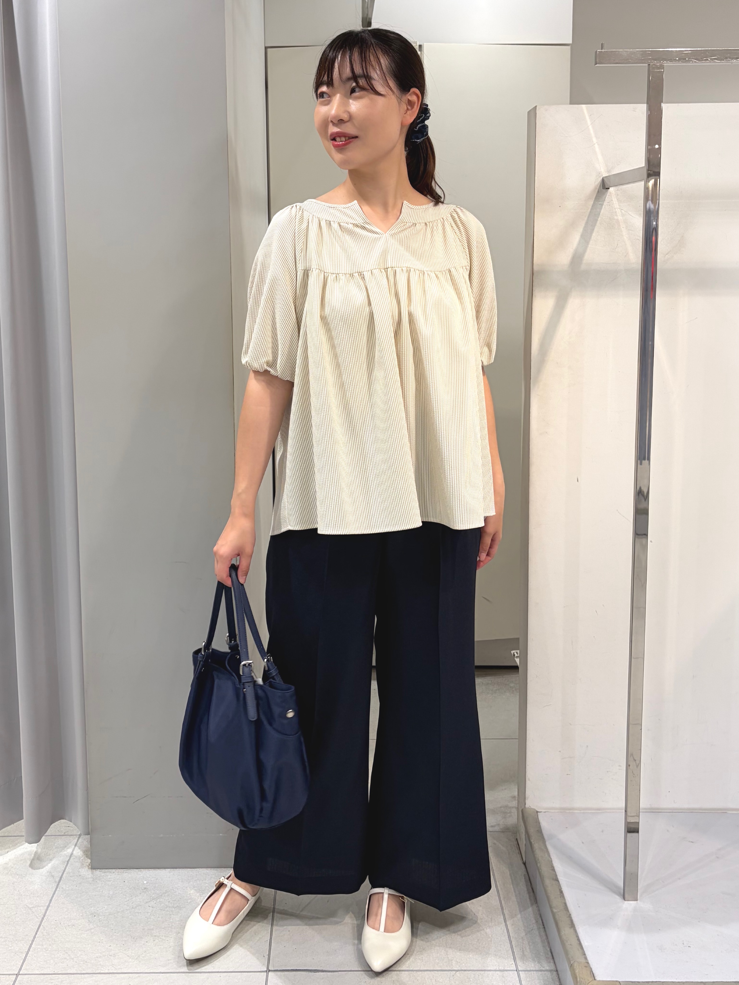AZUSAさんの「Reflect｜ギャザーデザインブラウス」を使ったコーディネート