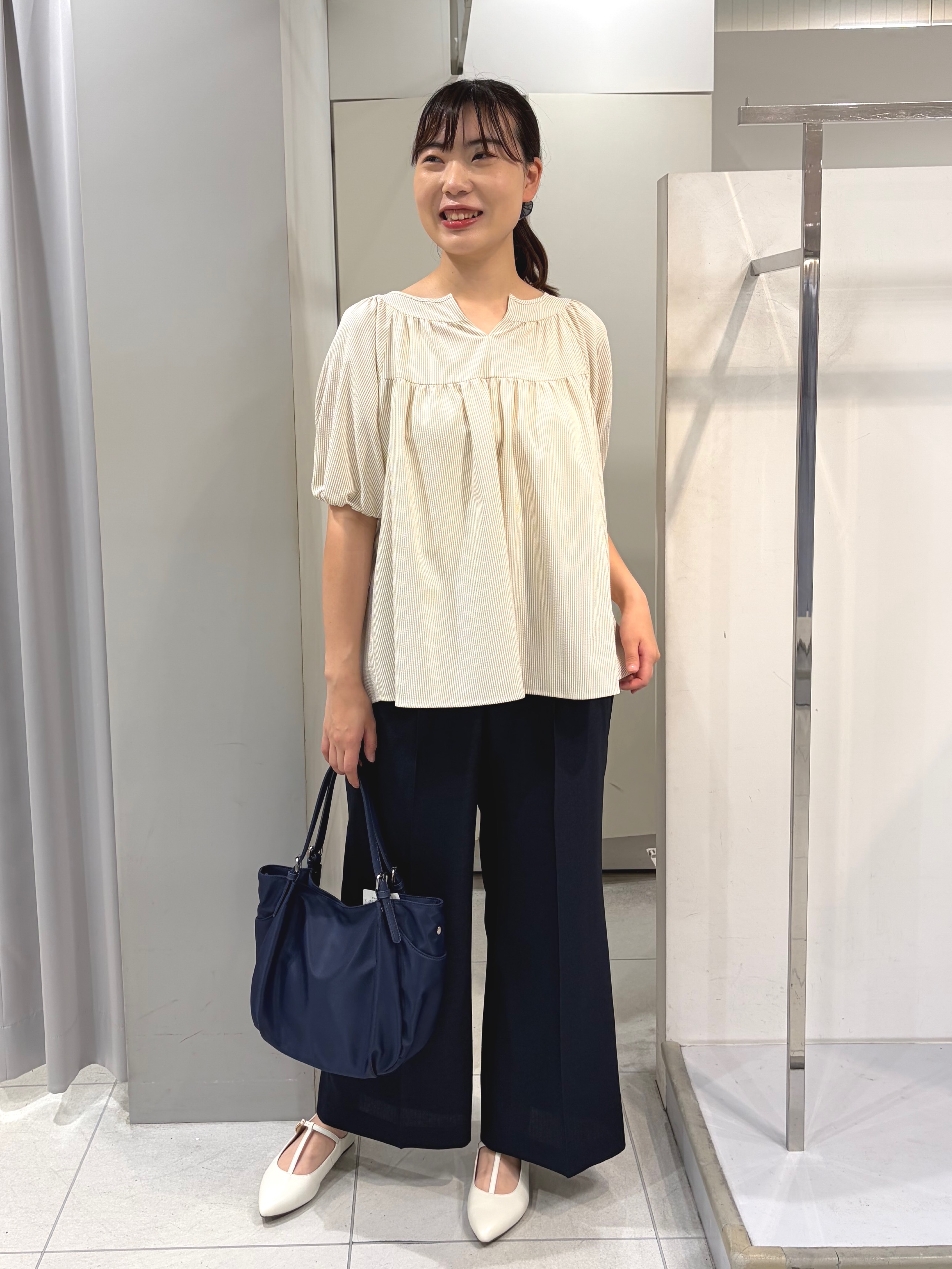 AZUSAさんの「Reflect｜ギャザーデザインブラウス」を使ったコーディネート