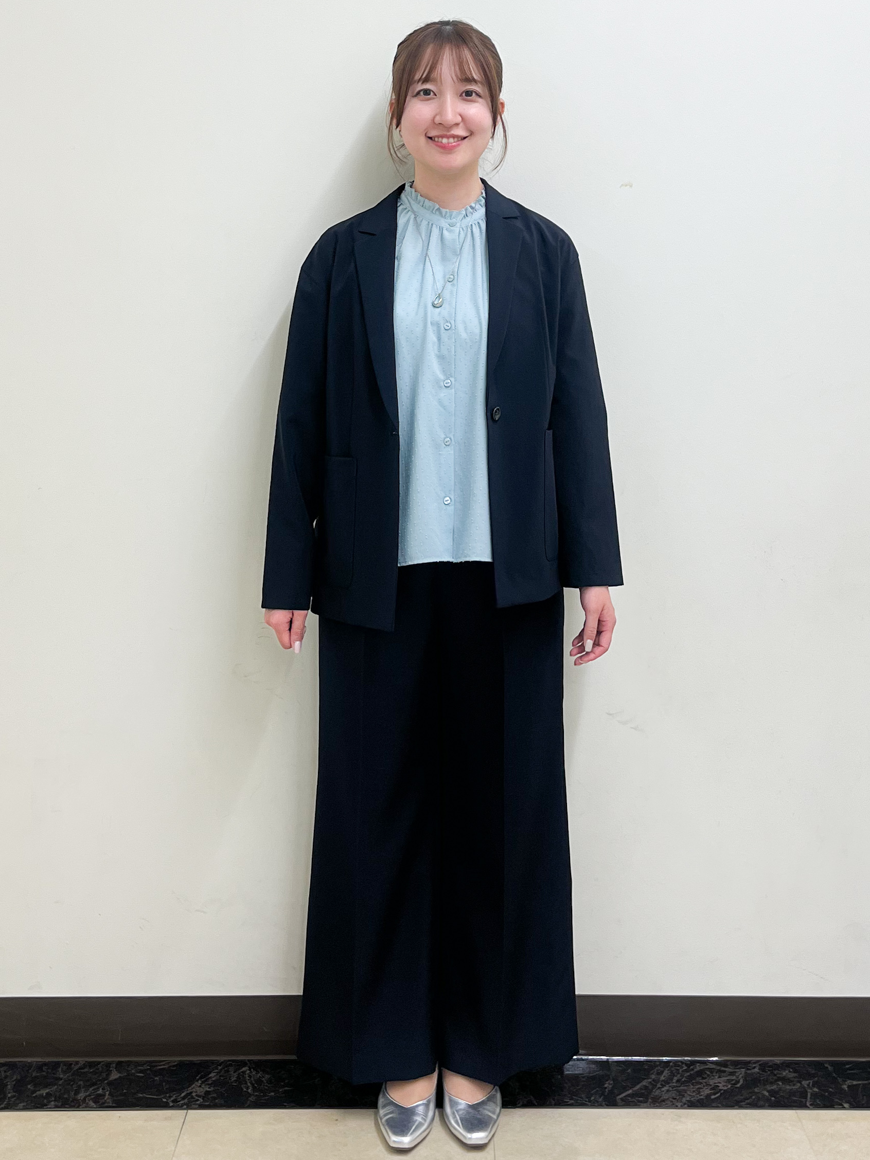 mikikoさんの「Reflect｜【SS-4Lサイズ／接触冷感／シワになりにくい】リラクシーテーラードジャケット」を使ったコーディネート