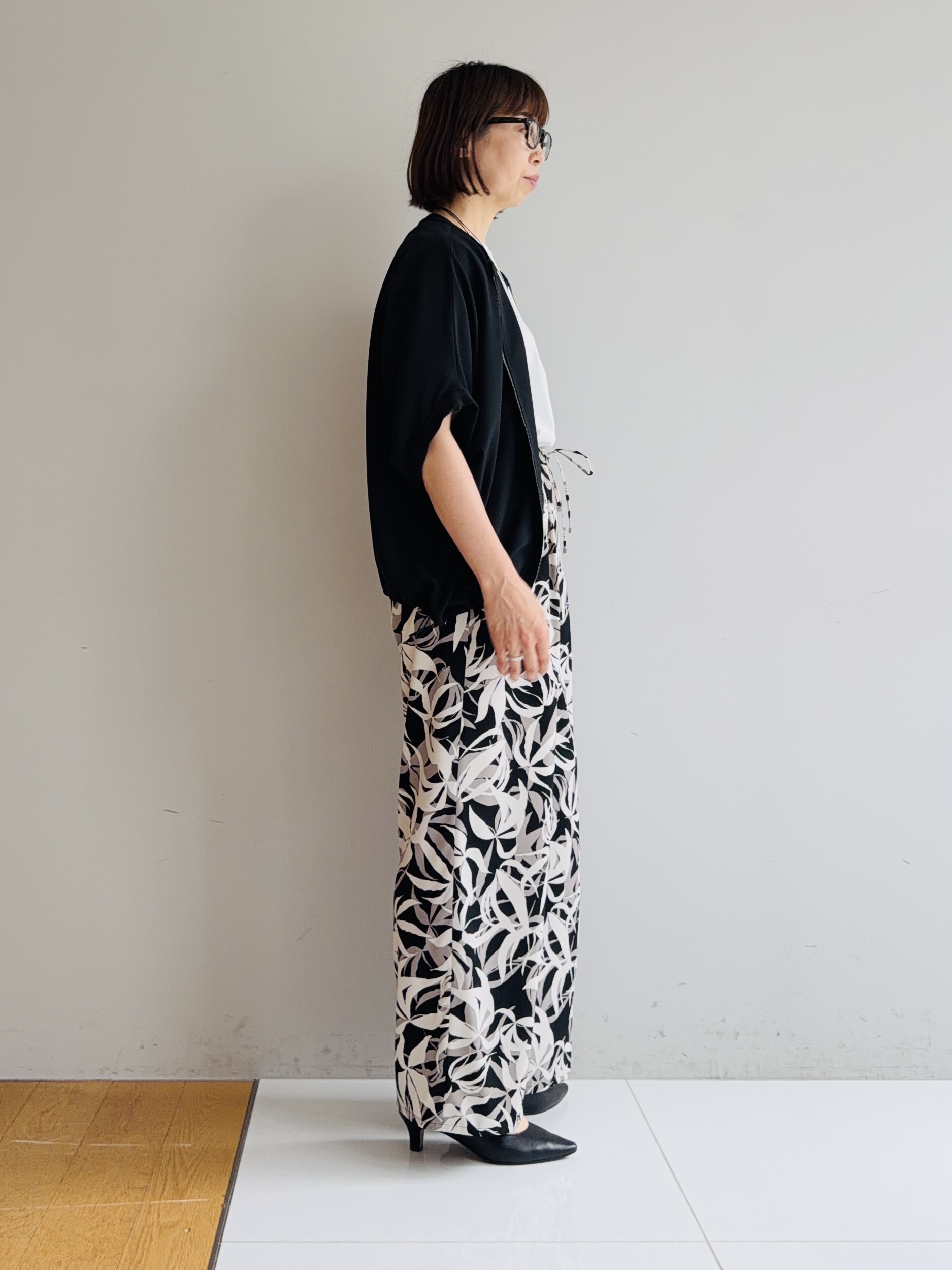 murayamaさんの「INDIVI｜【着る日傘】ドルマンフォルムブルゾン」を使ったコーディネート
