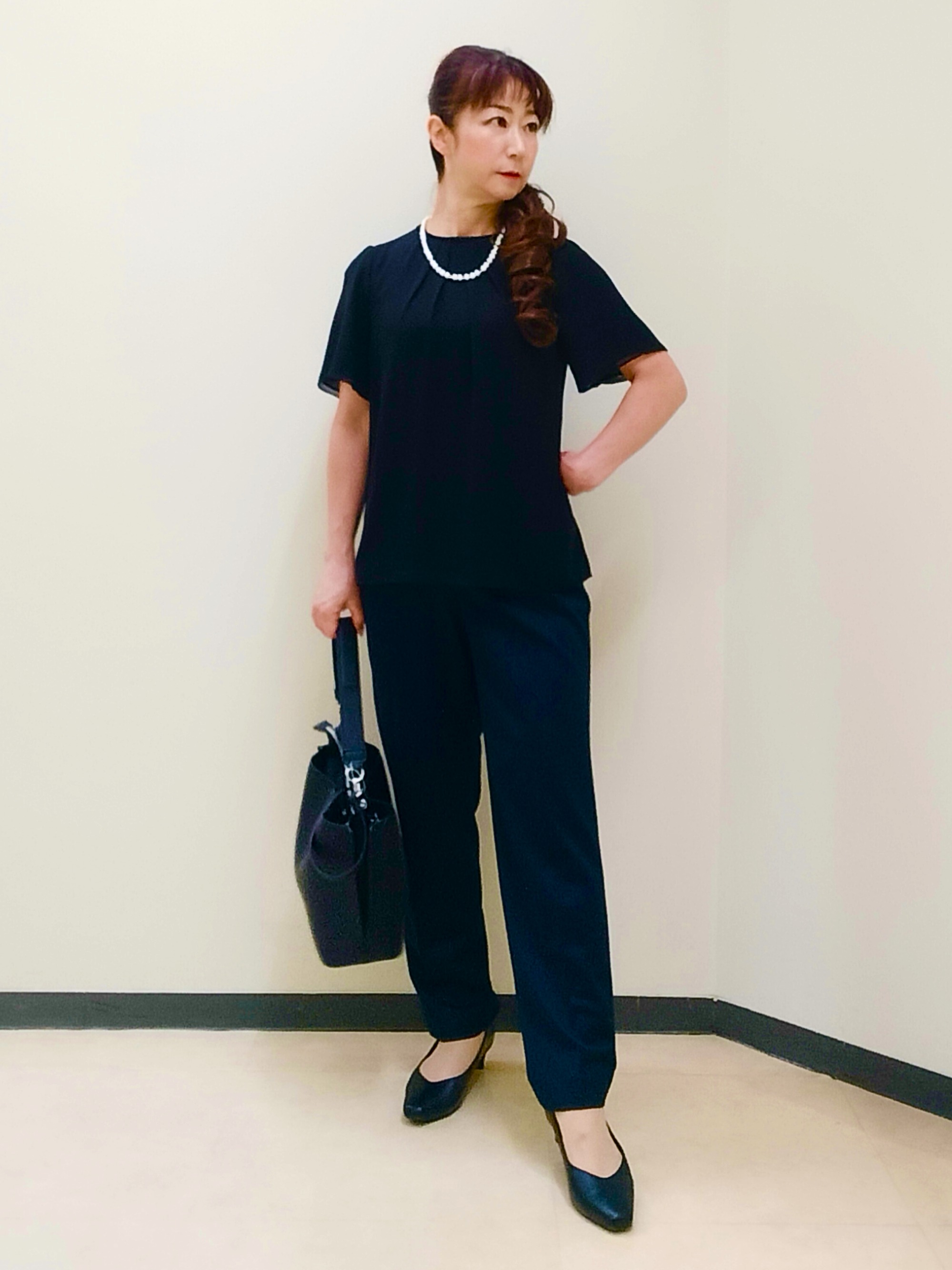 花さんの「Reflect｜【SS-4Lサイズ／UVカット／接触冷感】匠ジャケット／ベーシックテーラード」を使ったコーディネート