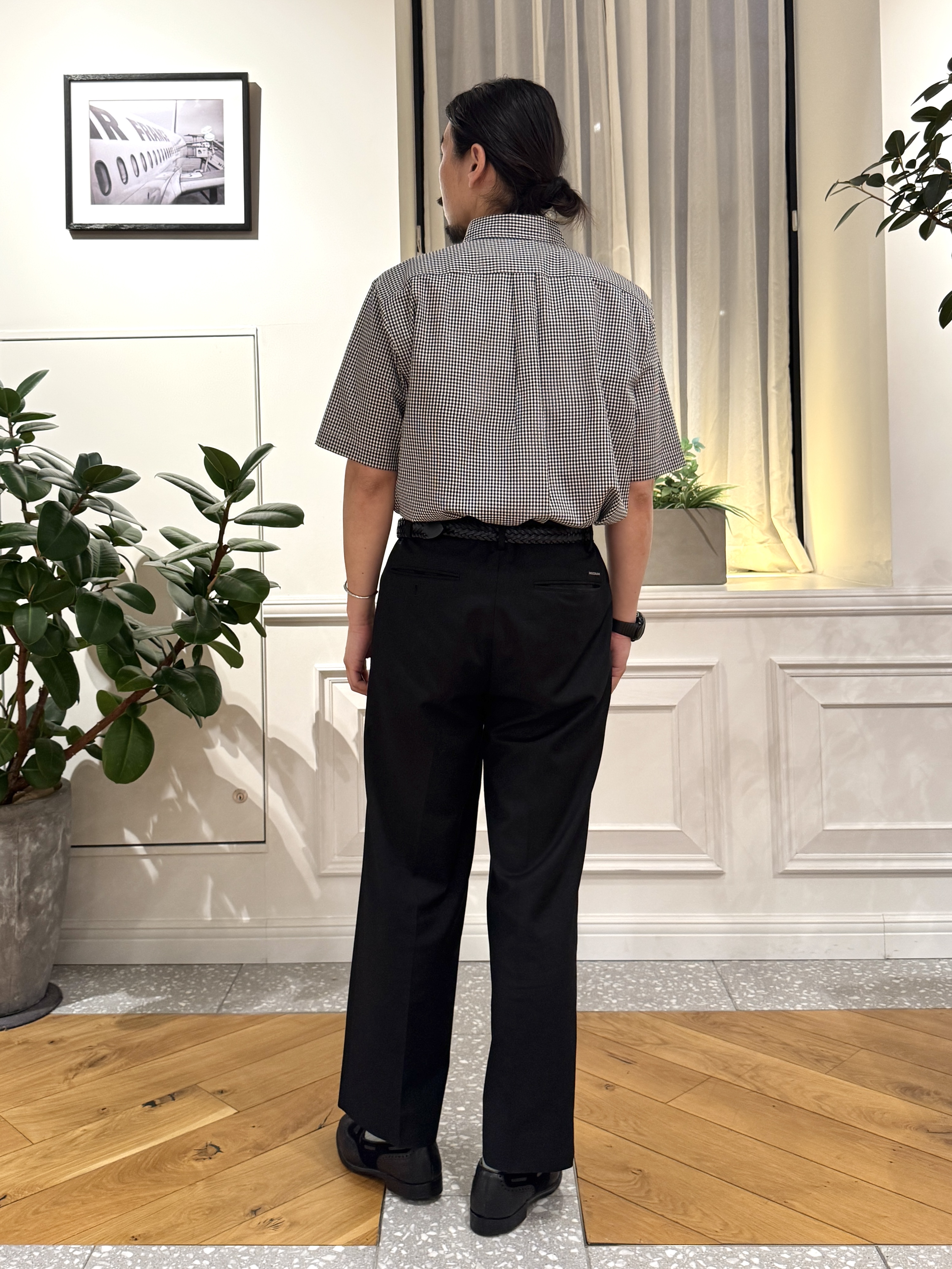 kawarataniさんの「DRESSTERIOR｜DANTON（ダントン）ドットボタン ボタンダウンシャツ ショートスリーブ」を使ったコーディネート