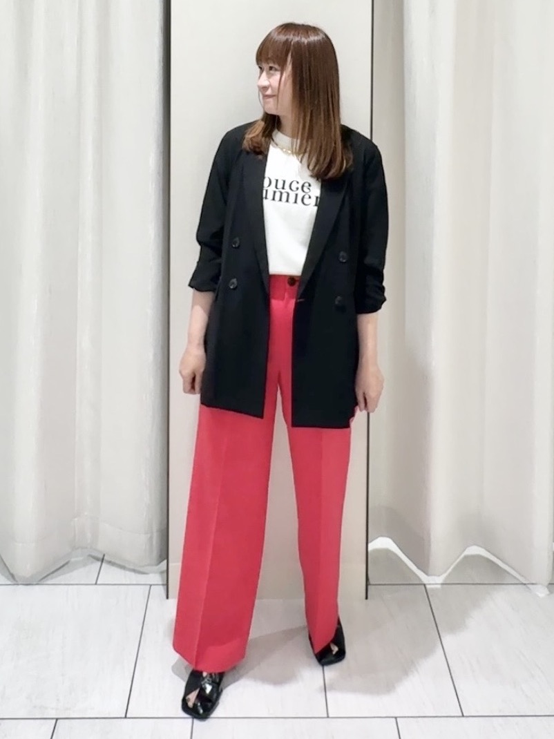 ʏᴜᴋɪᴋᴏさんの「UNTITLED｜【セットアップ可/接触冷感/通気性】ドライシアーダブルジャケット」を使ったコーディネート