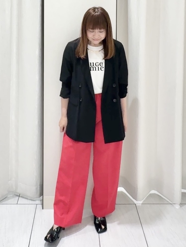 ʏᴜᴋɪᴋᴏさんの「UNTITLED｜【セットアップ可/接触冷感/通気性】ドライシアーダブルジャケット」を使ったコーディネート