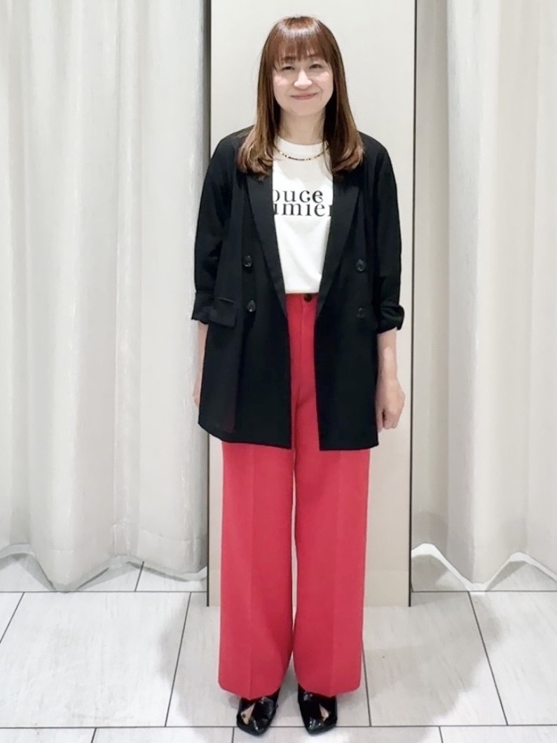 ʏᴜᴋɪᴋᴏさんの「UNTITLED｜【セットアップ可/接触冷感/通気性】ドライシアーダブルジャケット」を使ったコーディネート