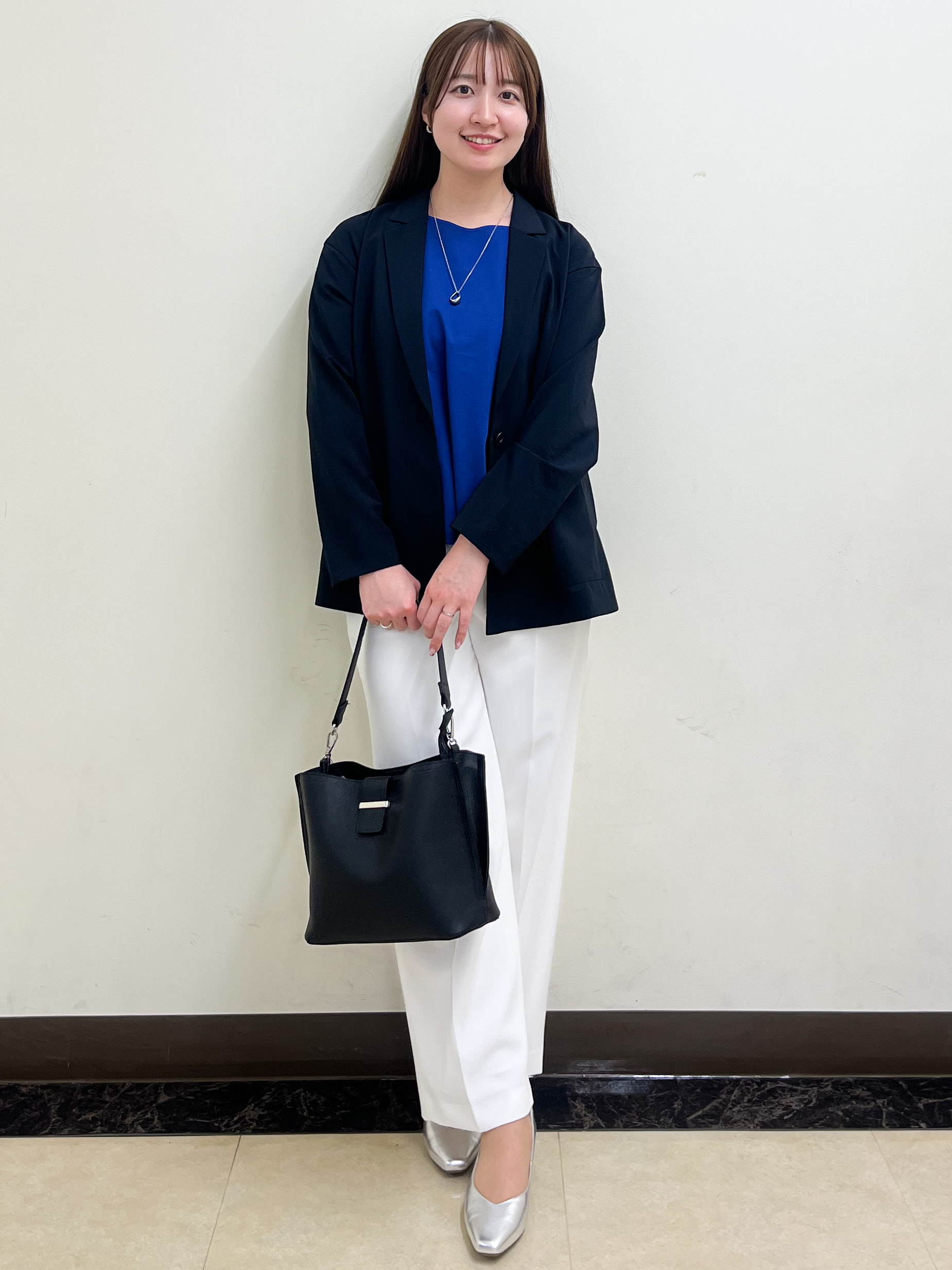 mikikoさんの「Reflect｜【SS-4Lサイズ／接触冷感／シワになりにくい】リラクシーテーラードジャケット」を使ったコーディネート
