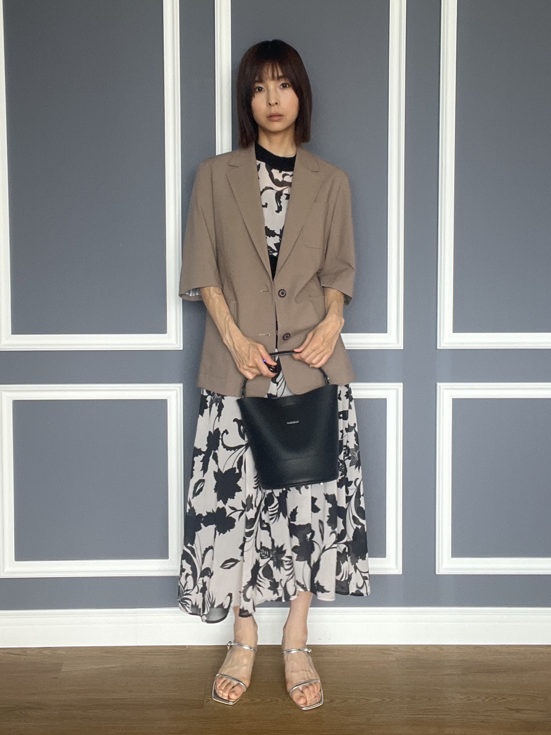misaさんの「DRESSTERIOR｜【otonaMUSE5月号掲載】スキニーベルトサンダル」を使ったコーディネート