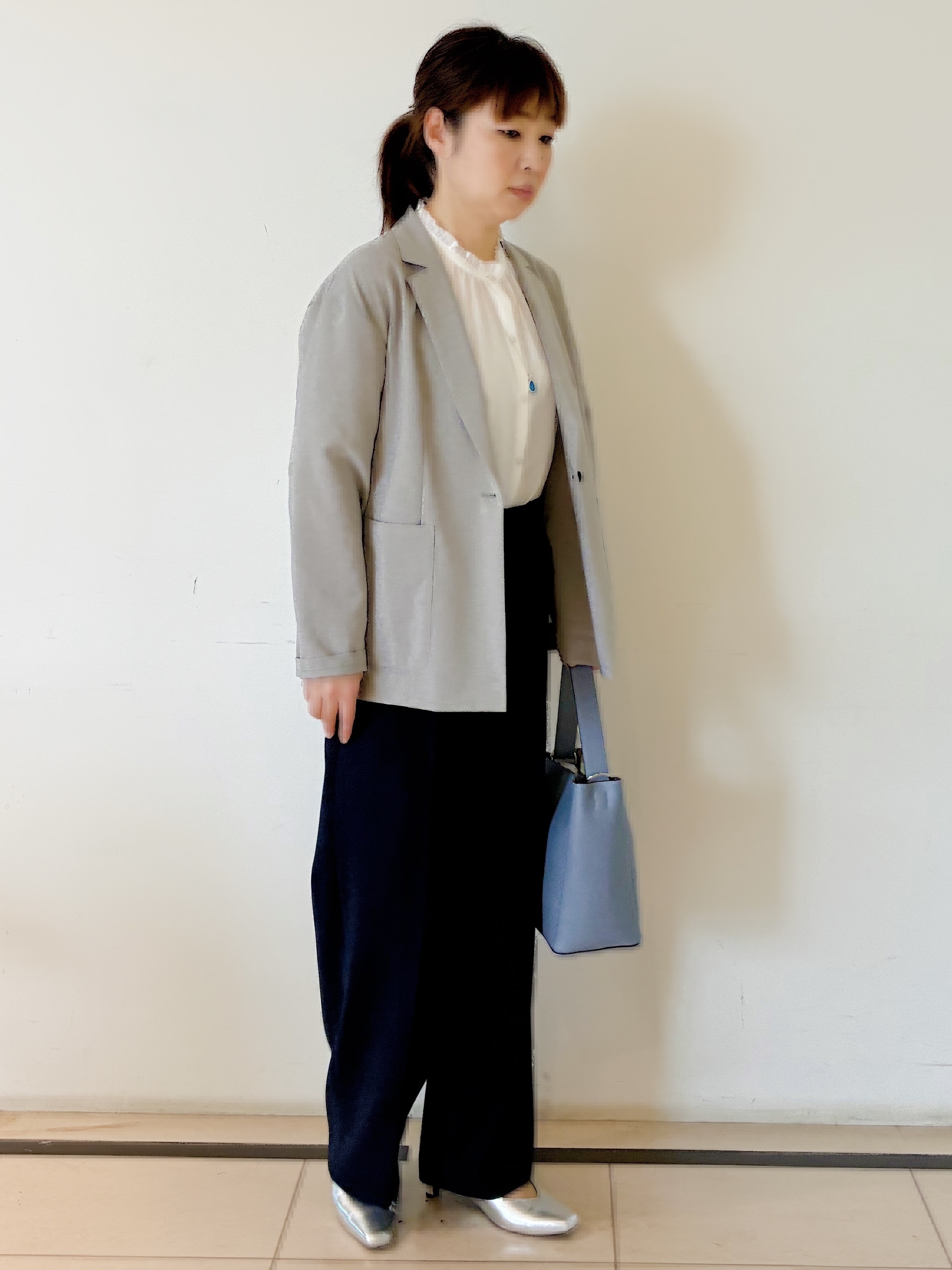ひーさんの「Reflect｜【SS-4Lサイズ／接触冷感／シワになりにくい】リラクシーテーラードジャケット」を使ったコーディネート
