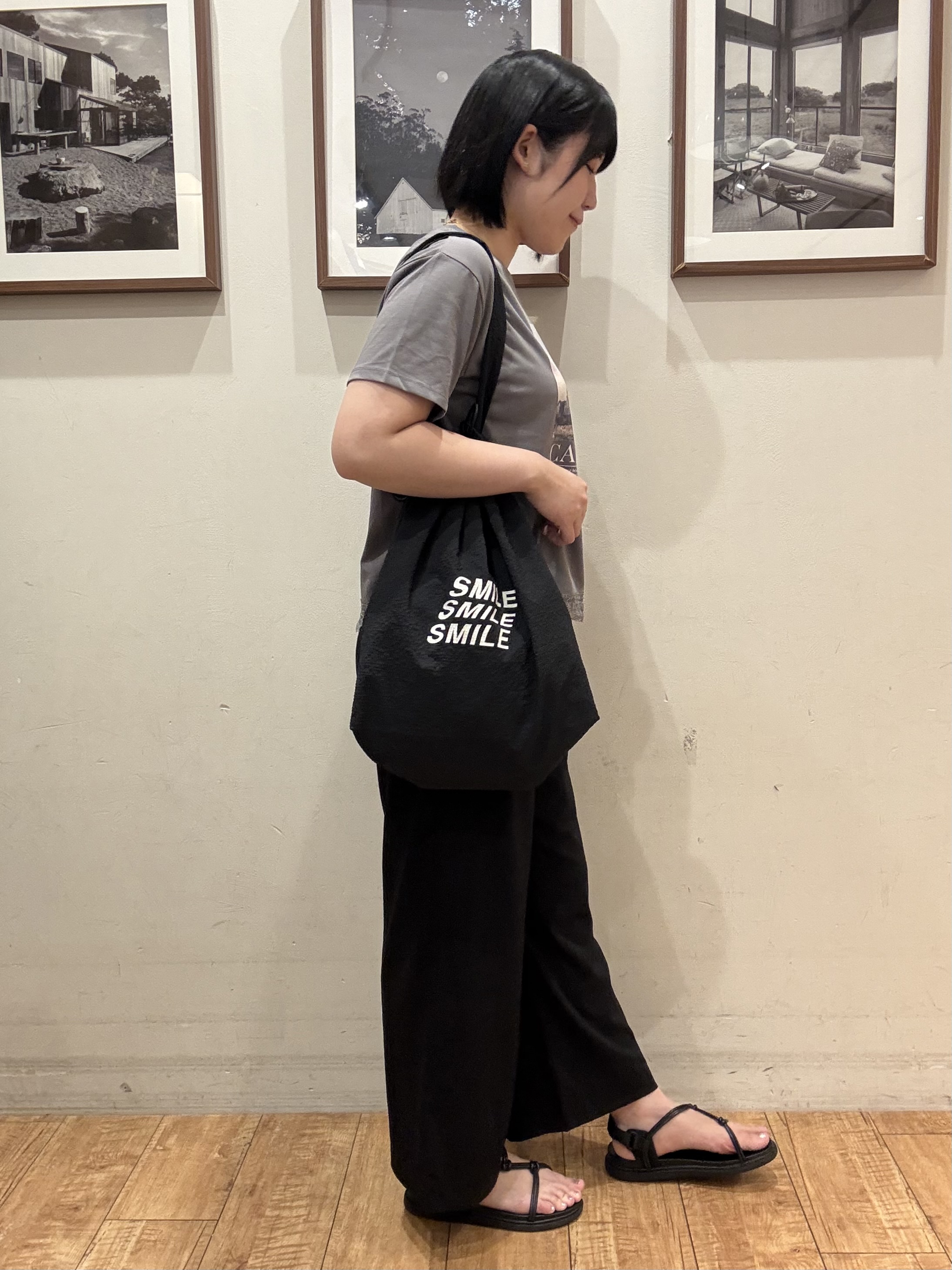 Tsuruさんの「SHOO･LA･RUE｜【高レビュー/S-LL/洗濯機可/セットアップ可】着丈選べる 軽凛(かろりん) ひんやりフラップイー」を使ったコーディネート