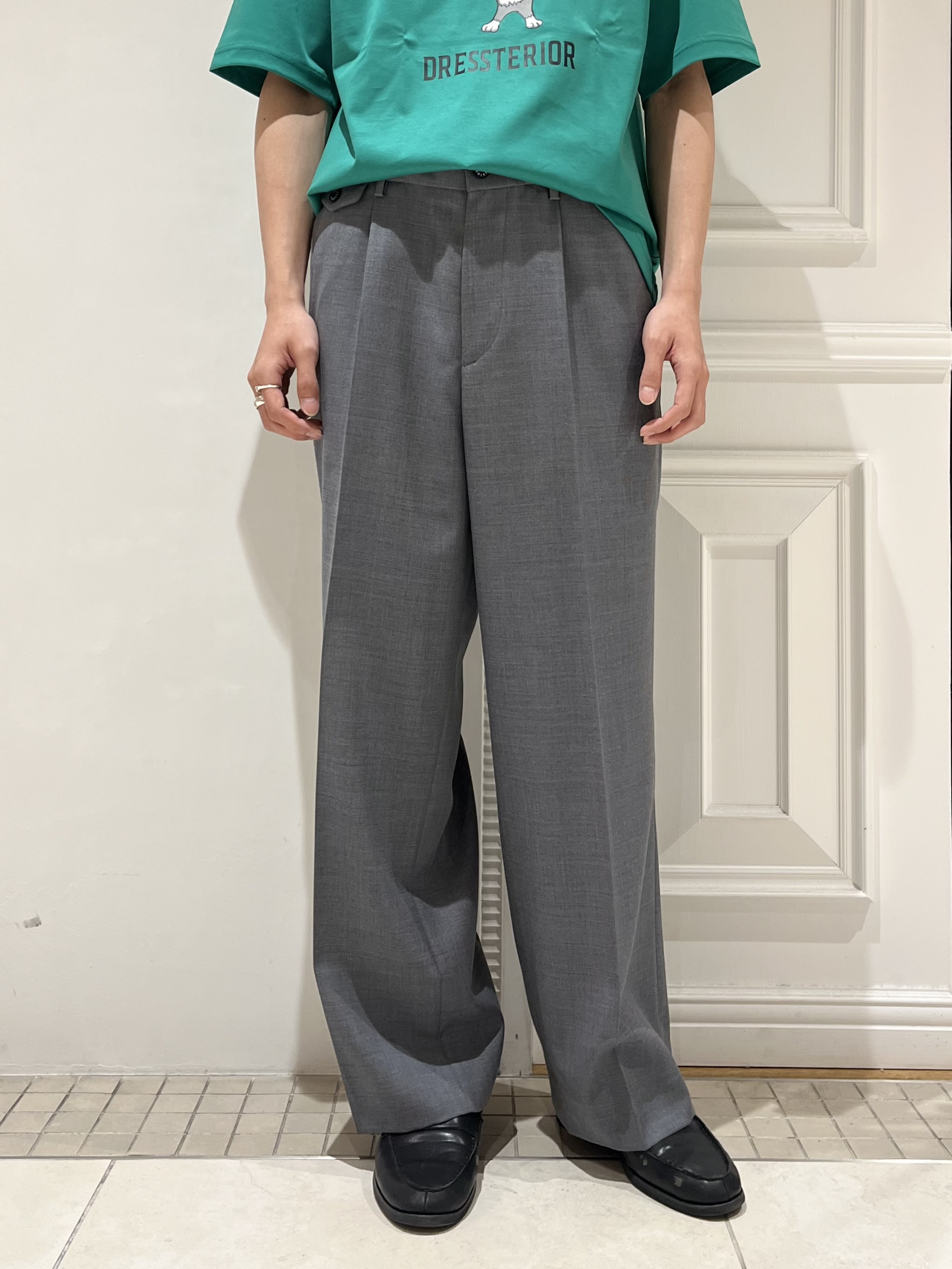 Watanabeさんの「DRESSTERIOR｜【接触冷感／抗菌防臭／消臭】ICE CLEAR COTTON ガンラビットTシャツ」を使ったコーディネート