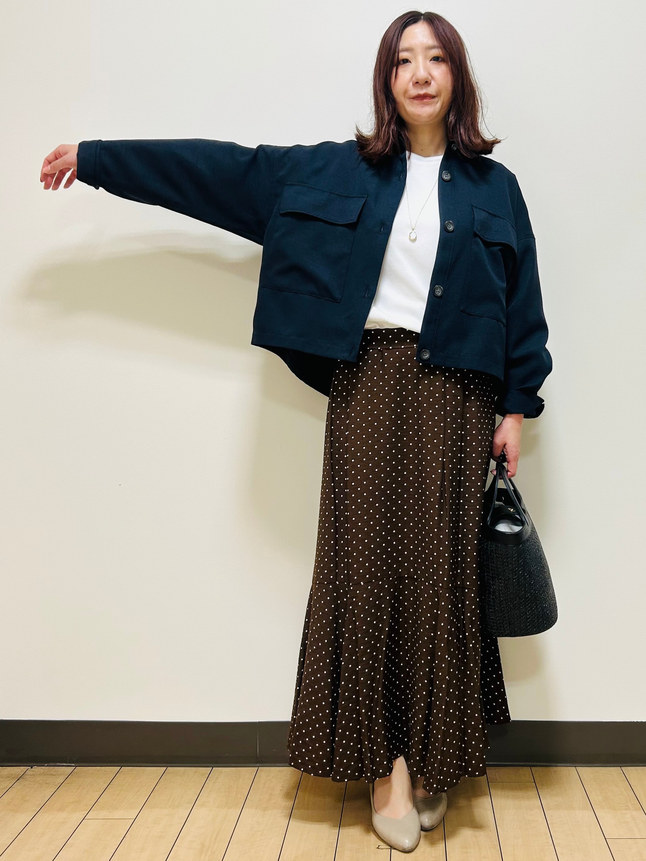miiiさんの「Reflect｜リネンライクシャツブルゾン」を使ったコーディネート