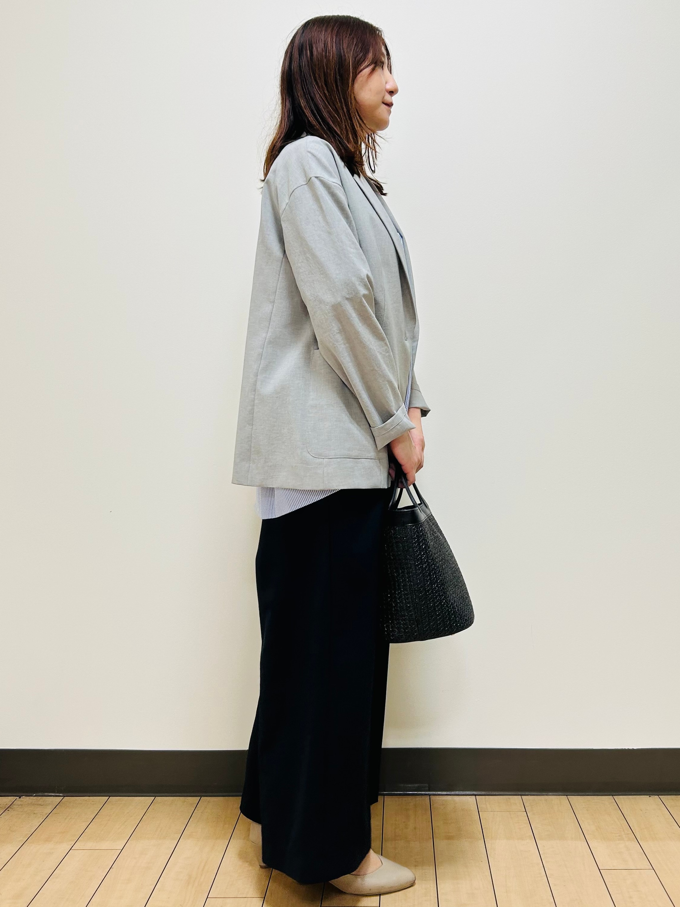 miiiさんの「Reflect｜【SS-4Lサイズ／接触冷感／シワになりにくい】リラクシーテーラードジャケット」を使ったコーディネート