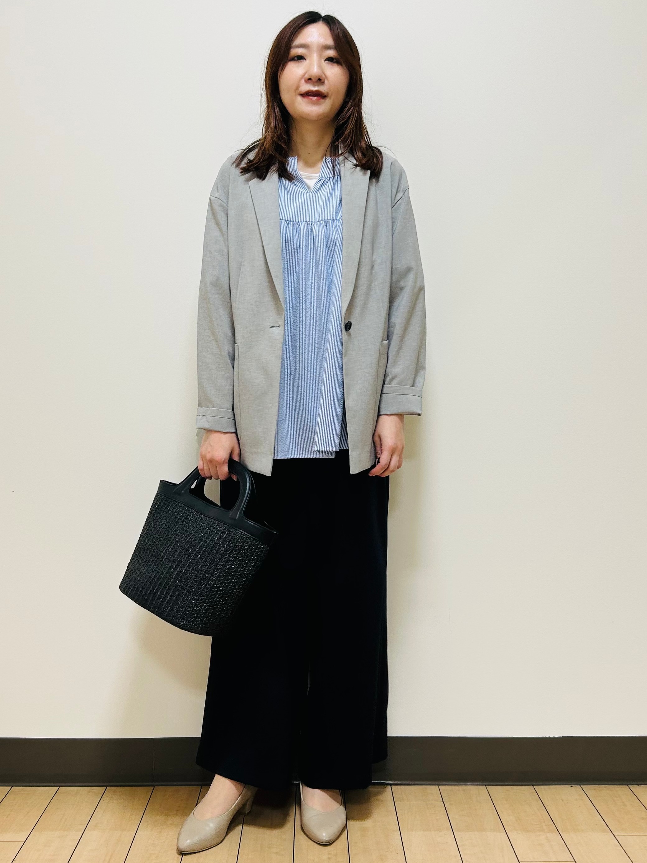 miiiさんの「Reflect｜【SS-4Lサイズ／接触冷感／シワになりにくい】リラクシーテーラードジャケット」を使ったコーディネート