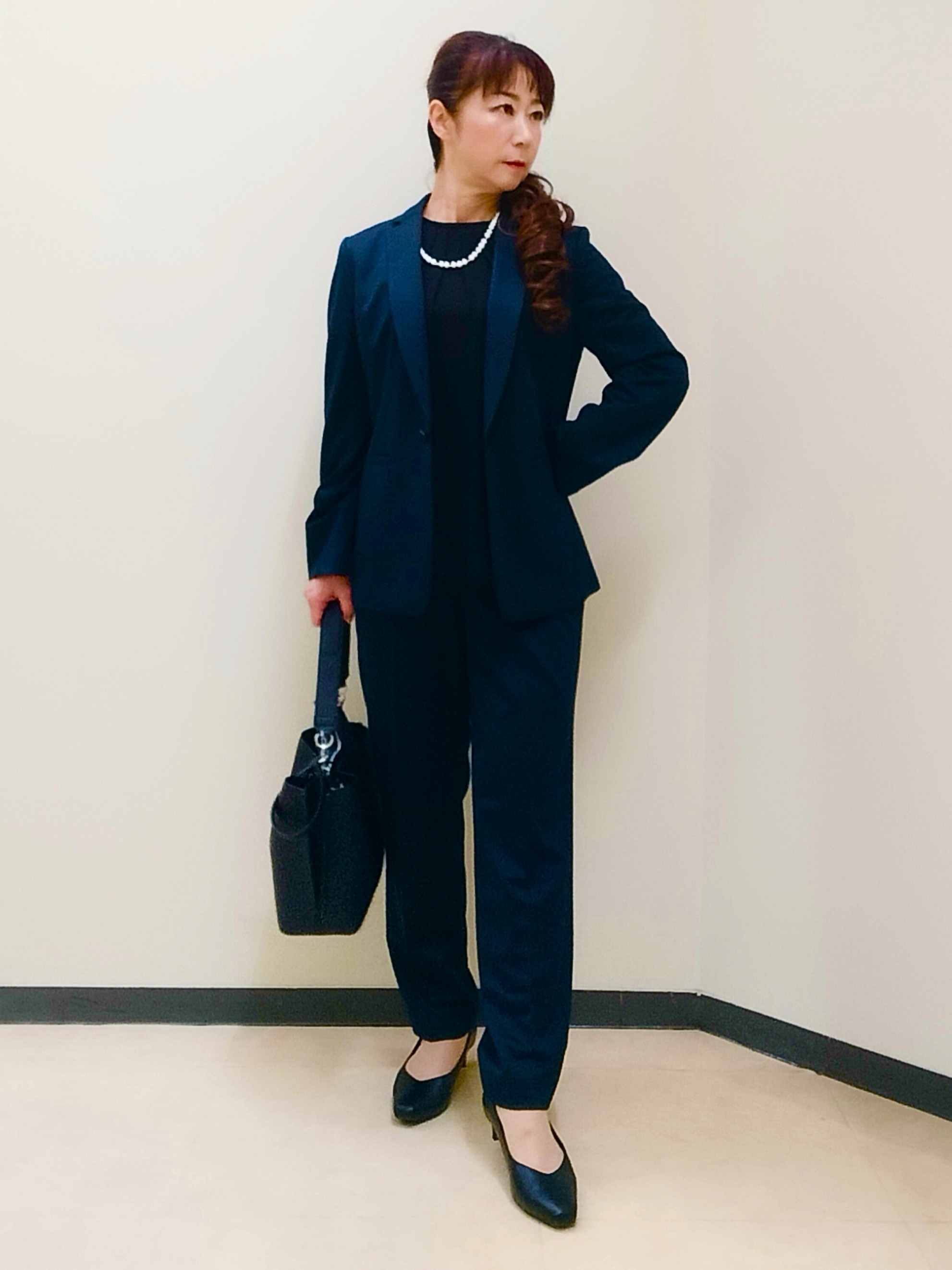 花さんの「Reflect｜【SS-4Lサイズ／UVカット／接触冷感】匠ジャケット／ベーシックテーラード」を使ったコーディネート